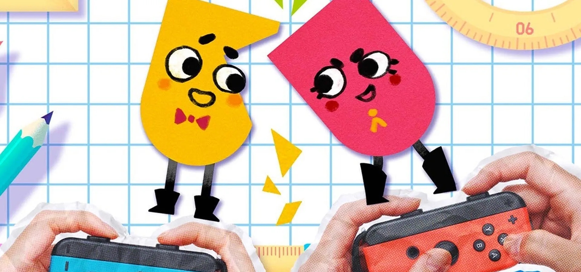 Imagem de fundo do produto Snipperclips™ – Cut it out, together! bundle - Switch