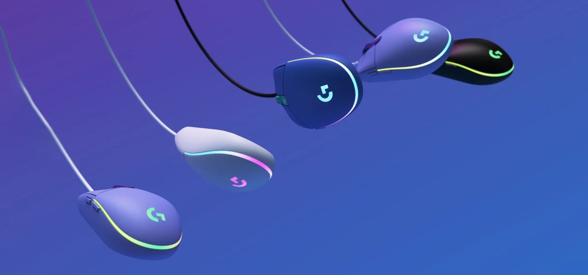 Imagem de fundo do produto Mouse Gamer sem fio Logitech G305 - Azul