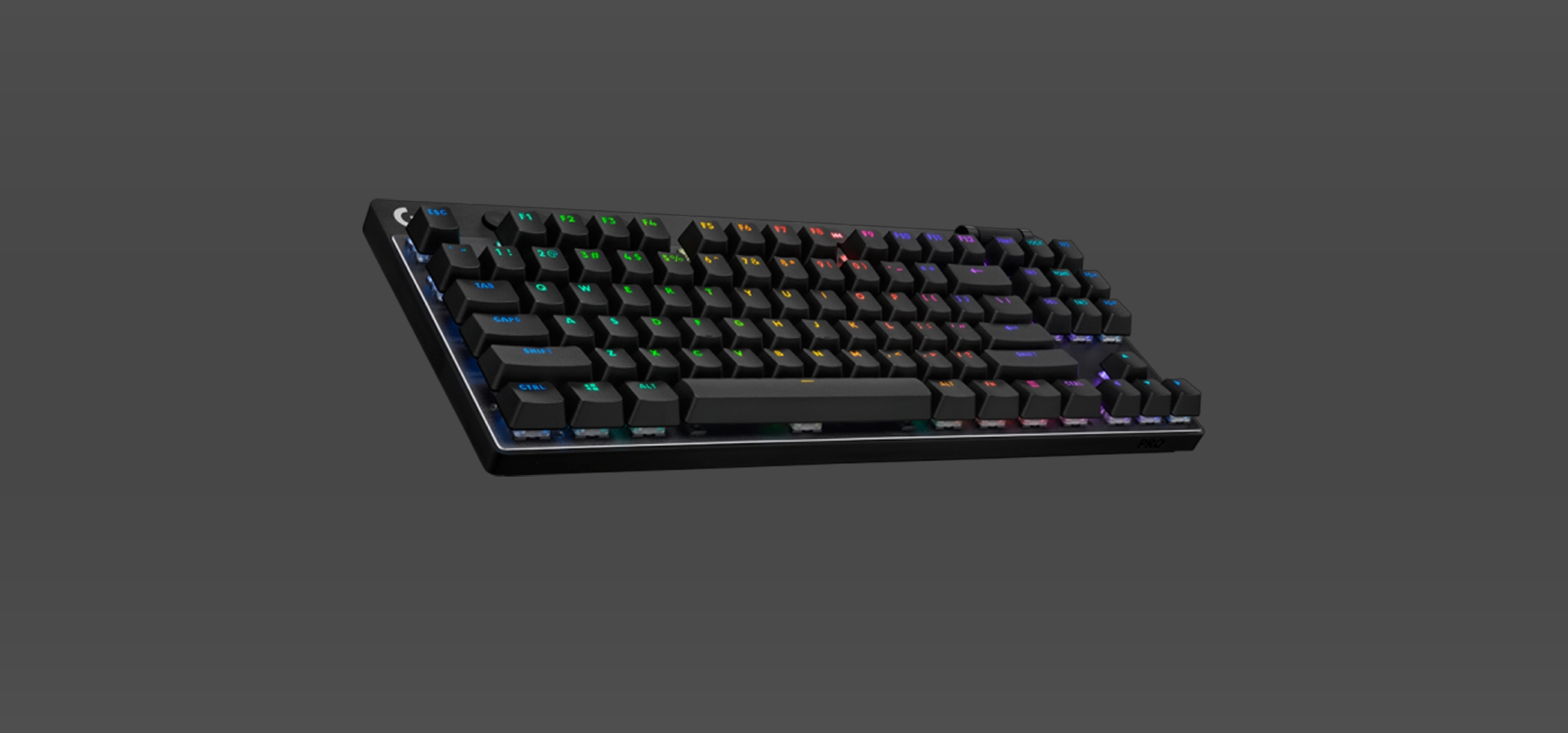 Imagem de fundo do produto Teclado Mecânico Gamer sem fio Logitech G Pro X TKL Lightspeed Switch Brown Tactile - Preto