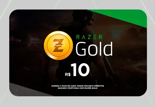 Imagem do produto Gift Card Razer Gold - 10 Reais