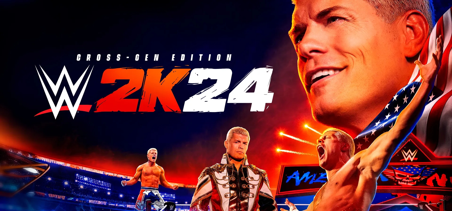Imagem de fundo do produto WWE 2K24 Edição Digital Cross-Gen - Xbox One e Series X|S