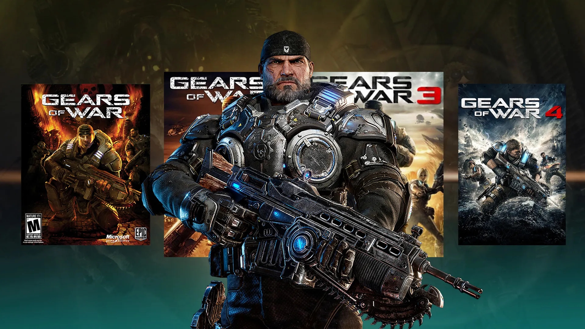 Imagem de fundo do produto Gears of War: Fatos, desenvolvimento e curiosidades!