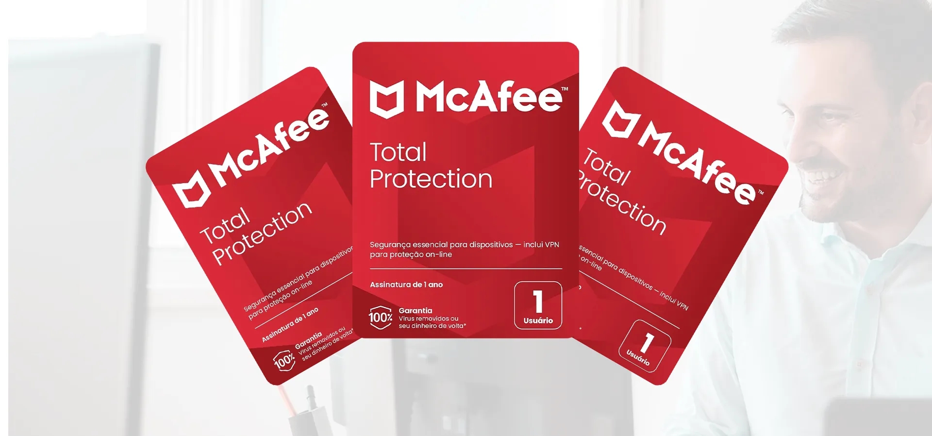 Imagem de fundo do produto McAfee Total Protection 01 Device