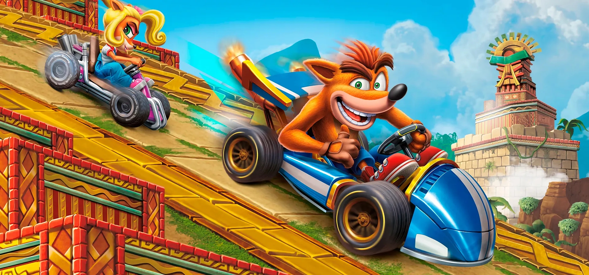 Imagem de fundo do produto Crash™ Team Racing Nitro-Fueled - PS4