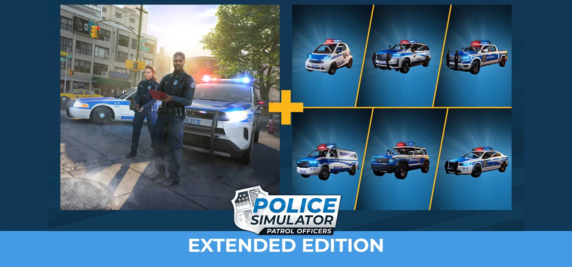 Imagem de fundo do produto Police Simulator: Patrol Officers - Extended Edition - PS4 & PS5