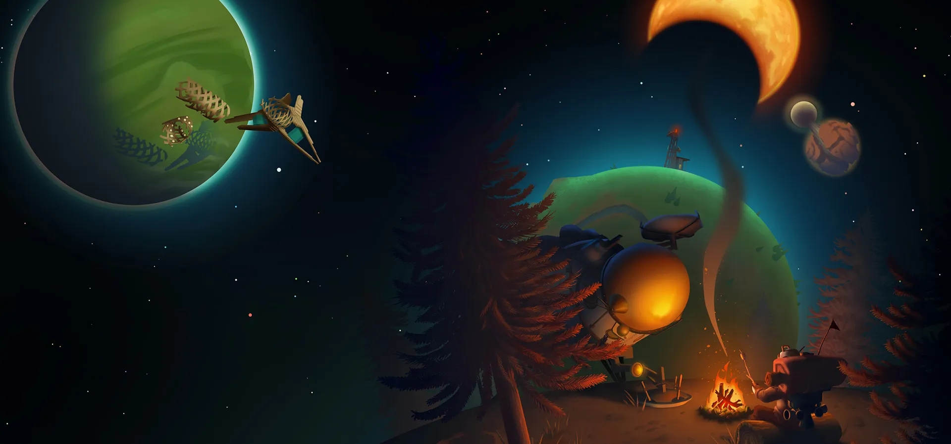 Imagem de fundo do produto Outer Wilds Archaeologist Edition - PS4 & PS5