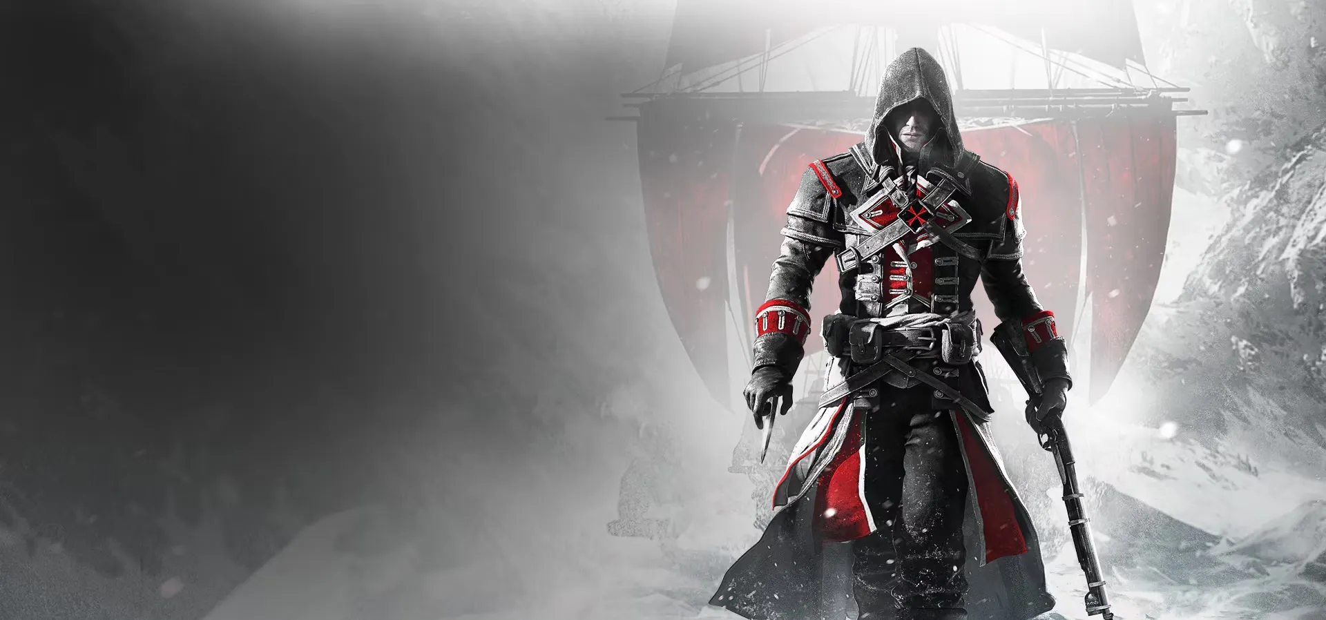 Imagem de fundo do produto Assassin's Creed Rogue Remastered PS4 - Físico