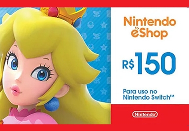 Imagem do produto Gift Card Digital 150 Reais Nintendo - Switch