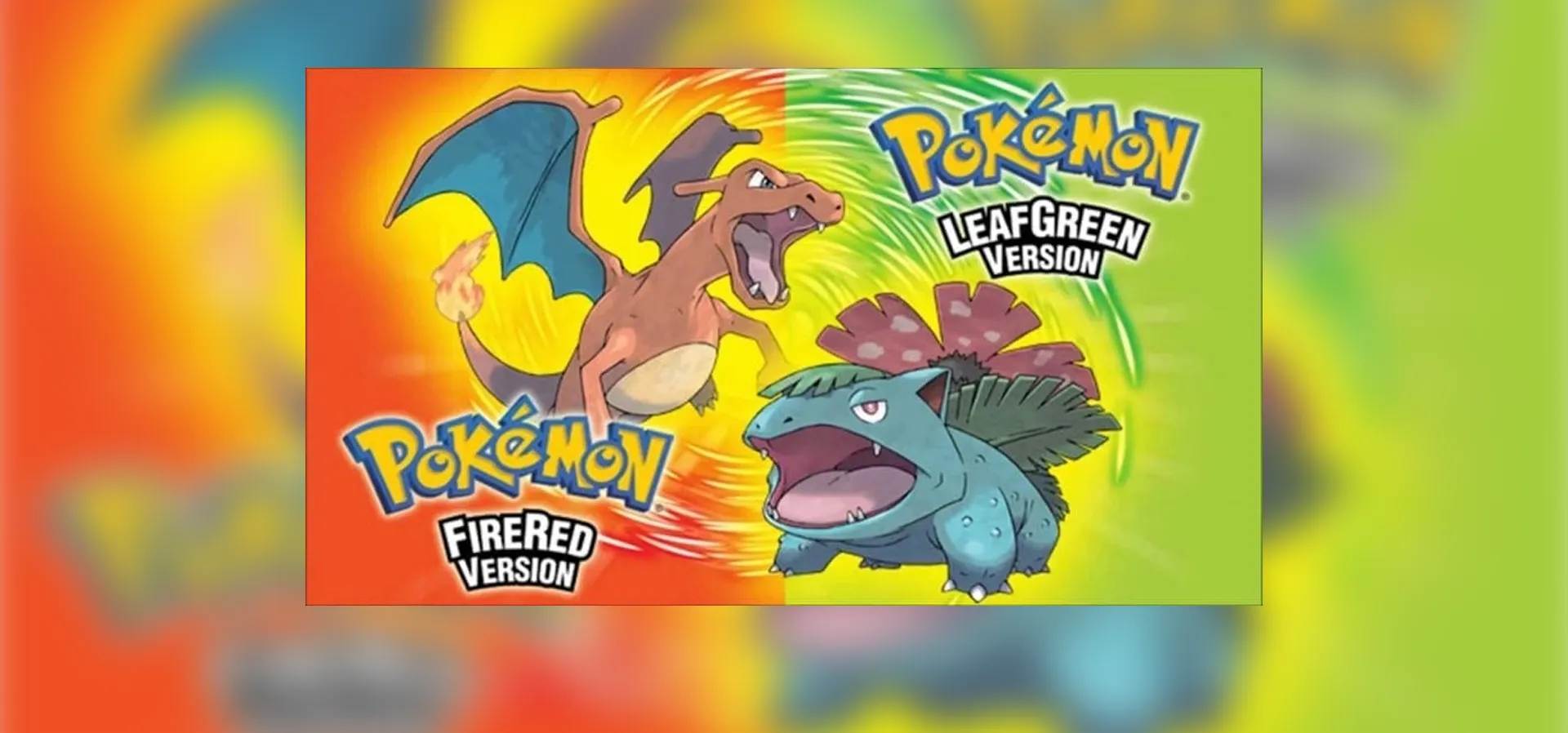 Imagem de fundo do produto Pokémon FireRed e LeafGreen - Game Boy Advance