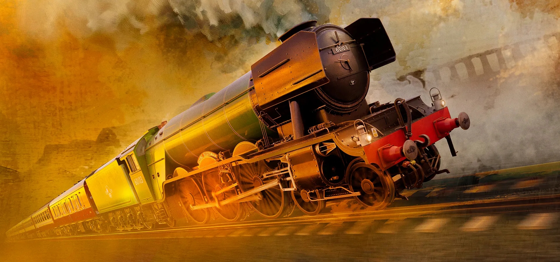 Imagem de fundo do produto Train Sim World® 4: Flying Scotsman Centenary Edition - PS4 & PS5