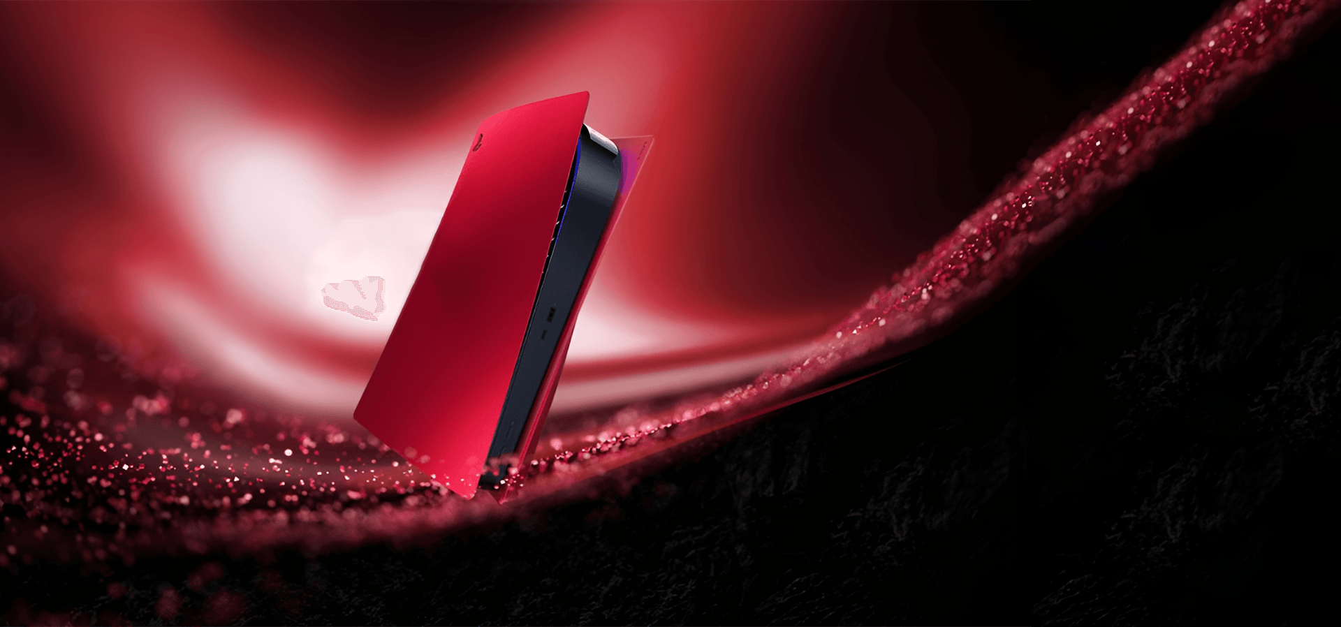 Imagem de fundo do produto Tampas do console PS5 - Volcanic Red