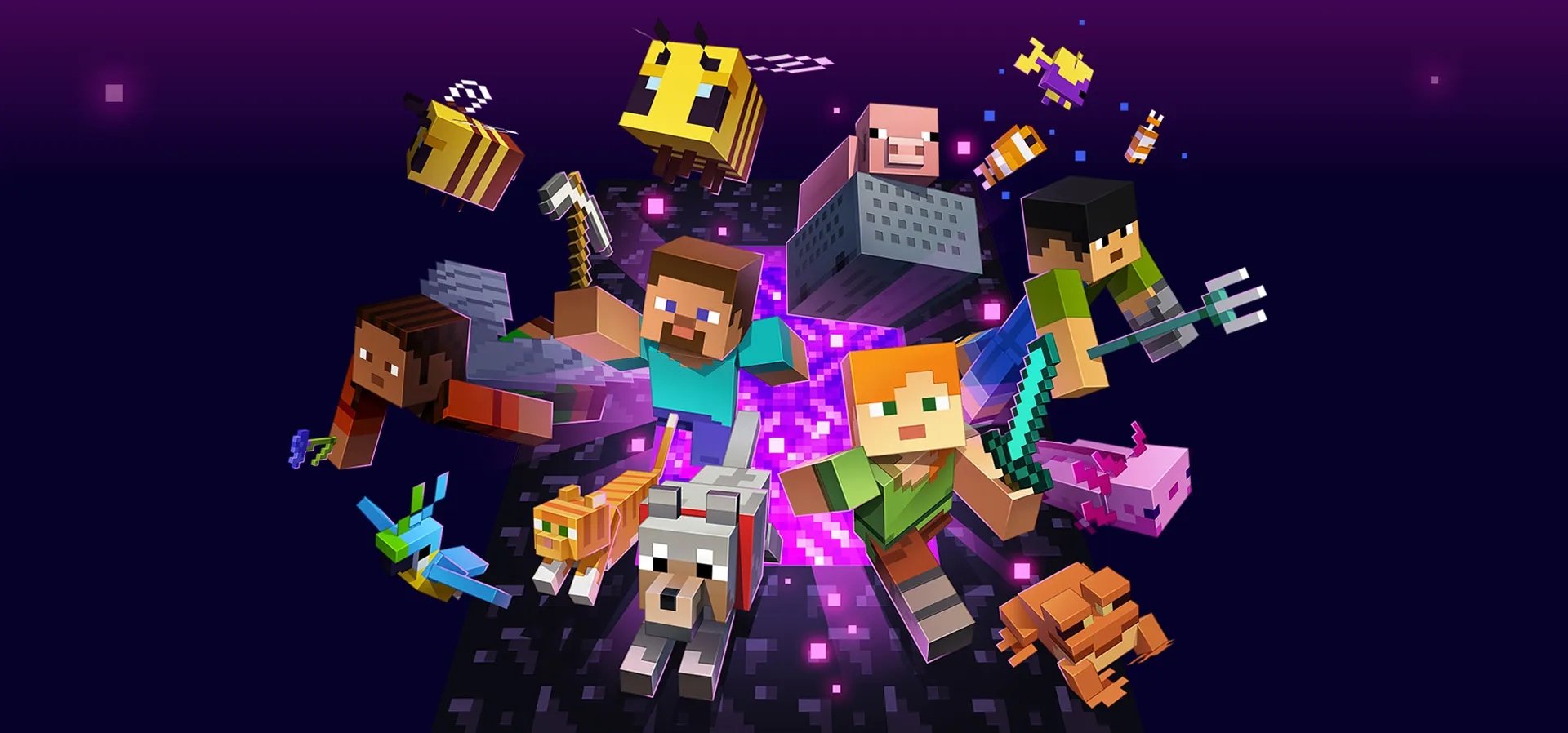 Imagem de fundo do produto Minecraft Realms Plus - Assinatura de 6 Meses