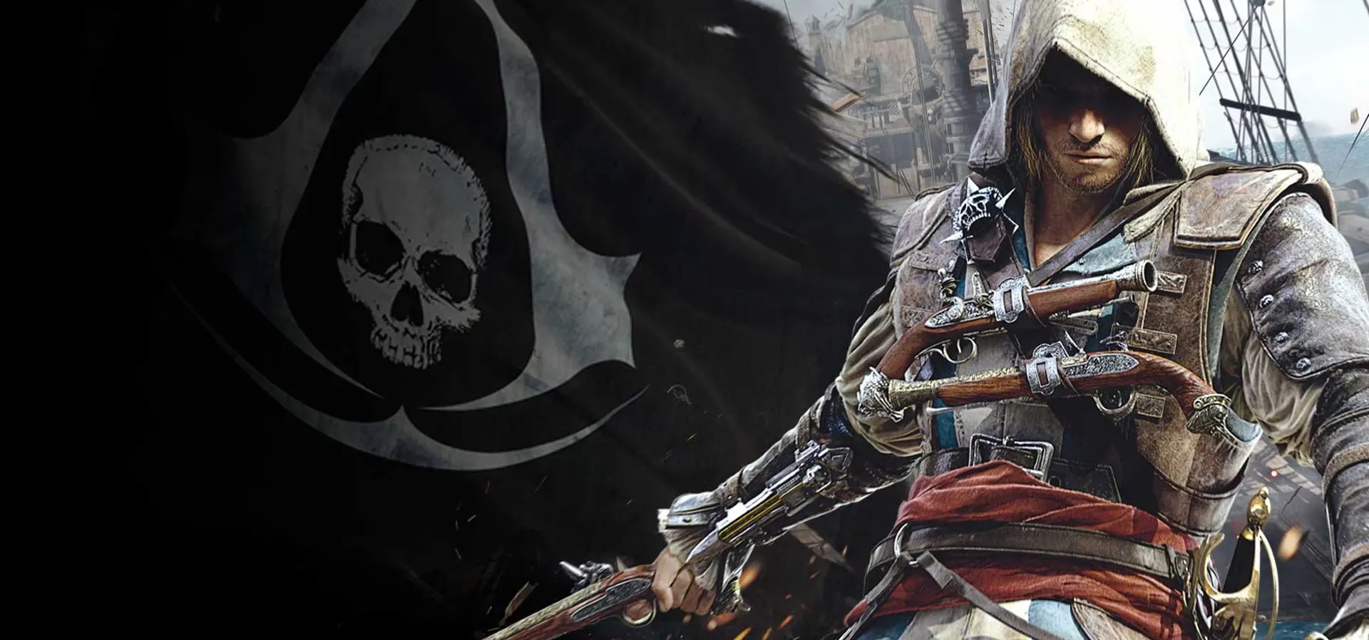 Imagem de fundo do produto Assassin’s Creed® IV Black Flag™ Hits PS4 - Físico