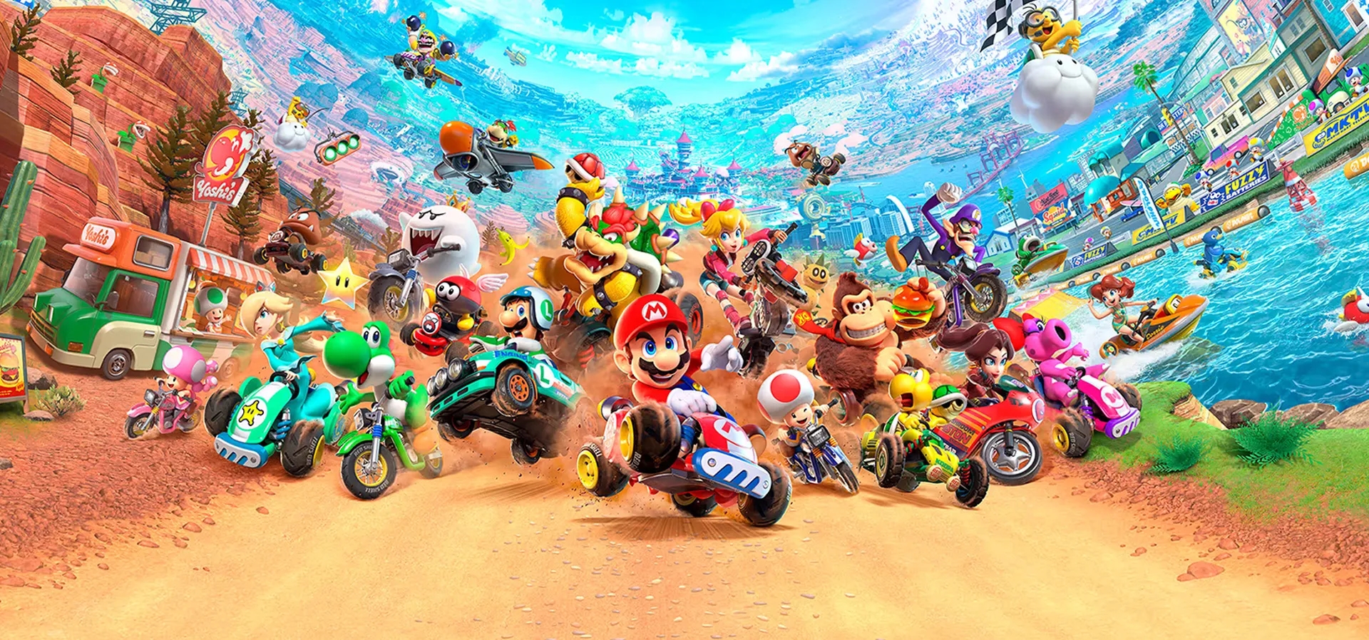 Imagem de fundo do produto Mario Kart™ World - Switch 2