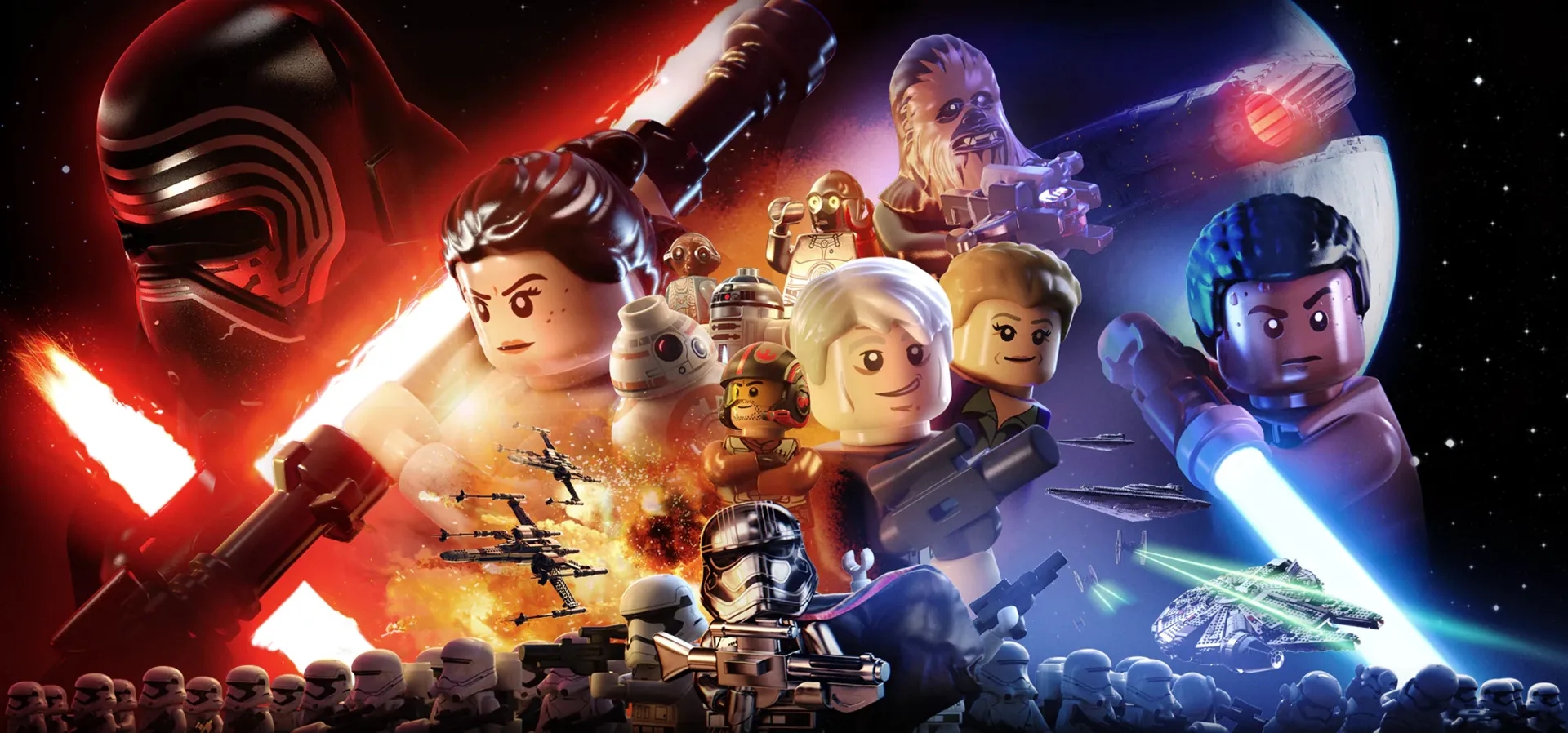 Imagem de fundo do produto LEGO® Star Wars™: The Force Awakens PS4 - Físico