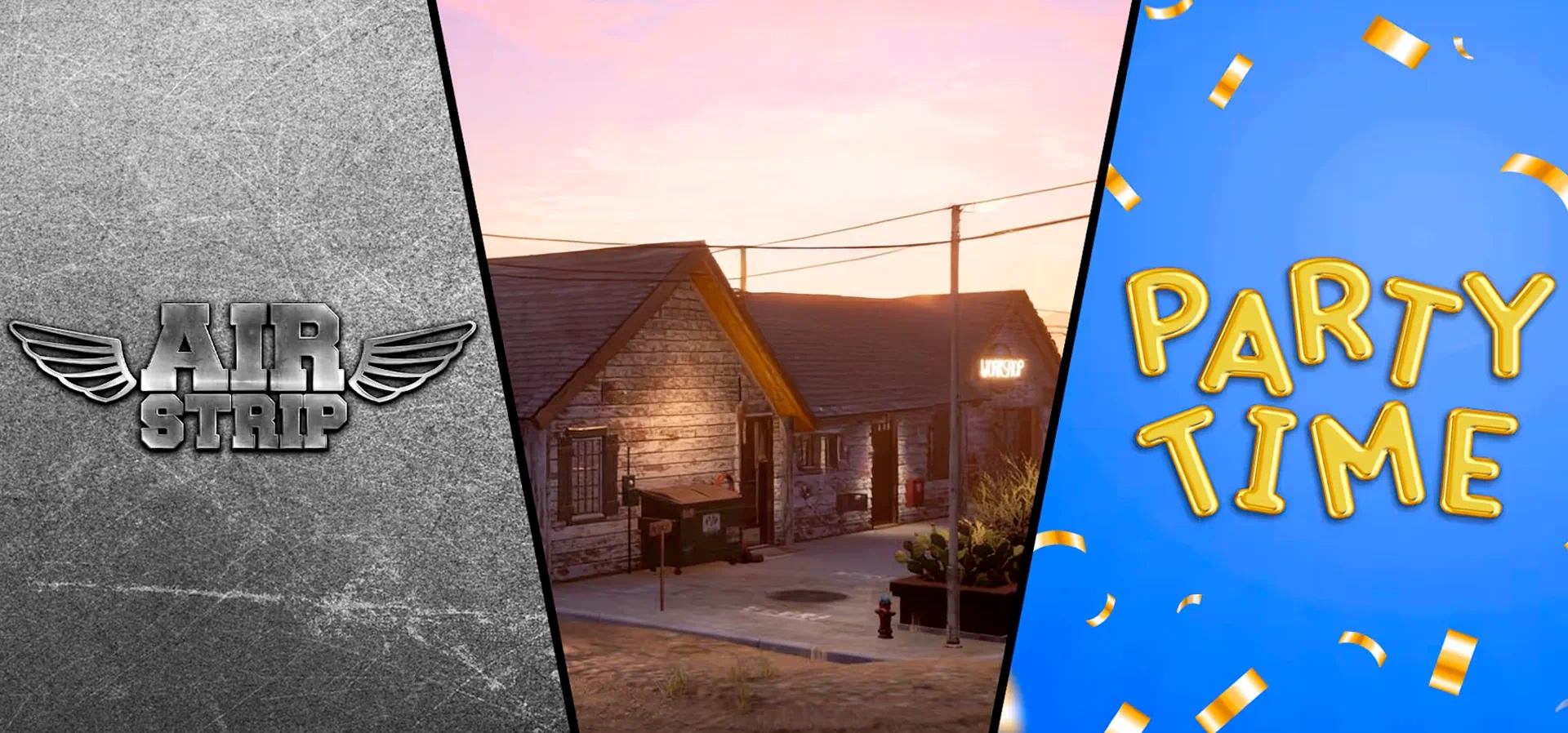 Imagem de fundo do produto Gas Station Simulator, Airstrip DLC and Party Time DLC Bundle - Switch