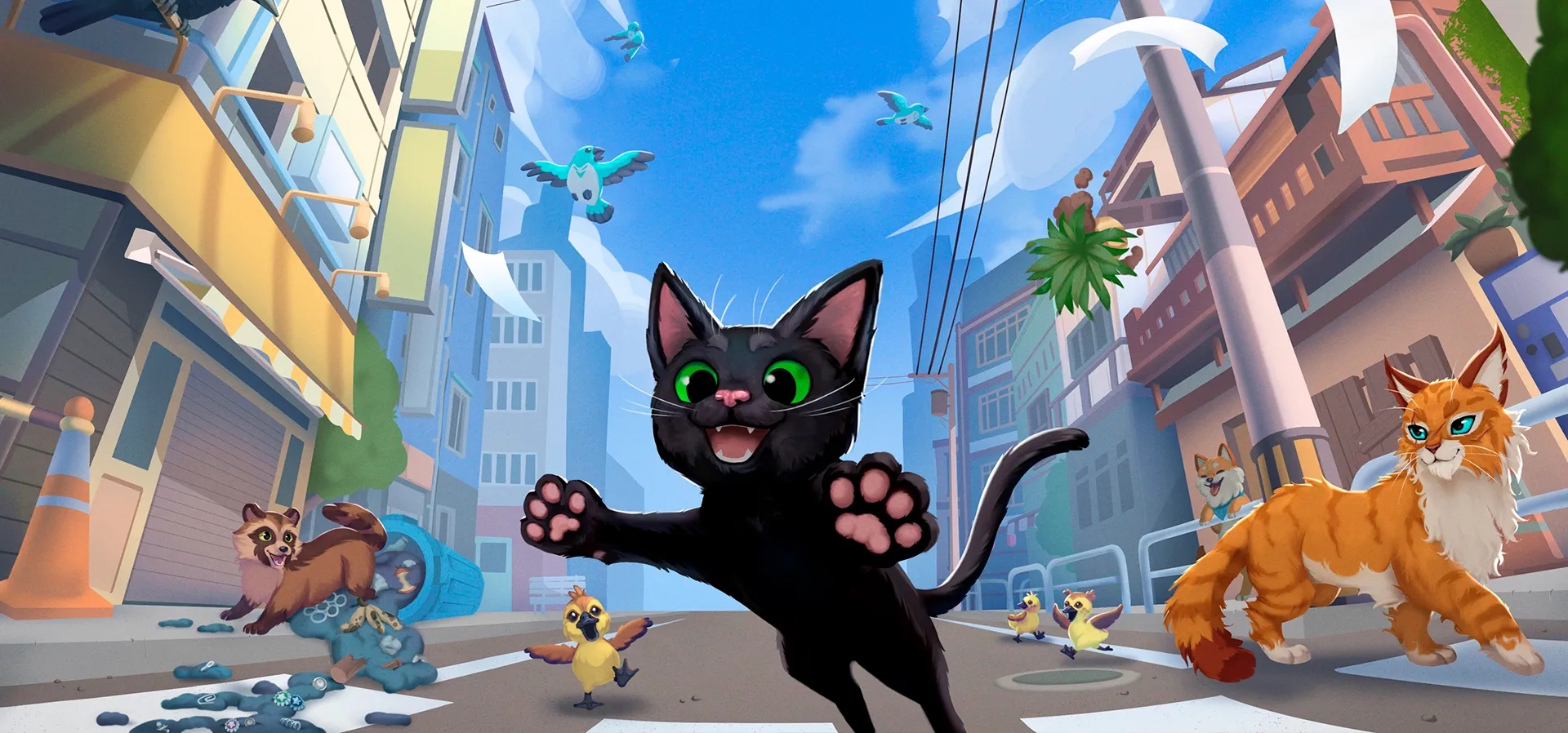Imagem de fundo do produto Little Kitty, Big City - Xbox e PC