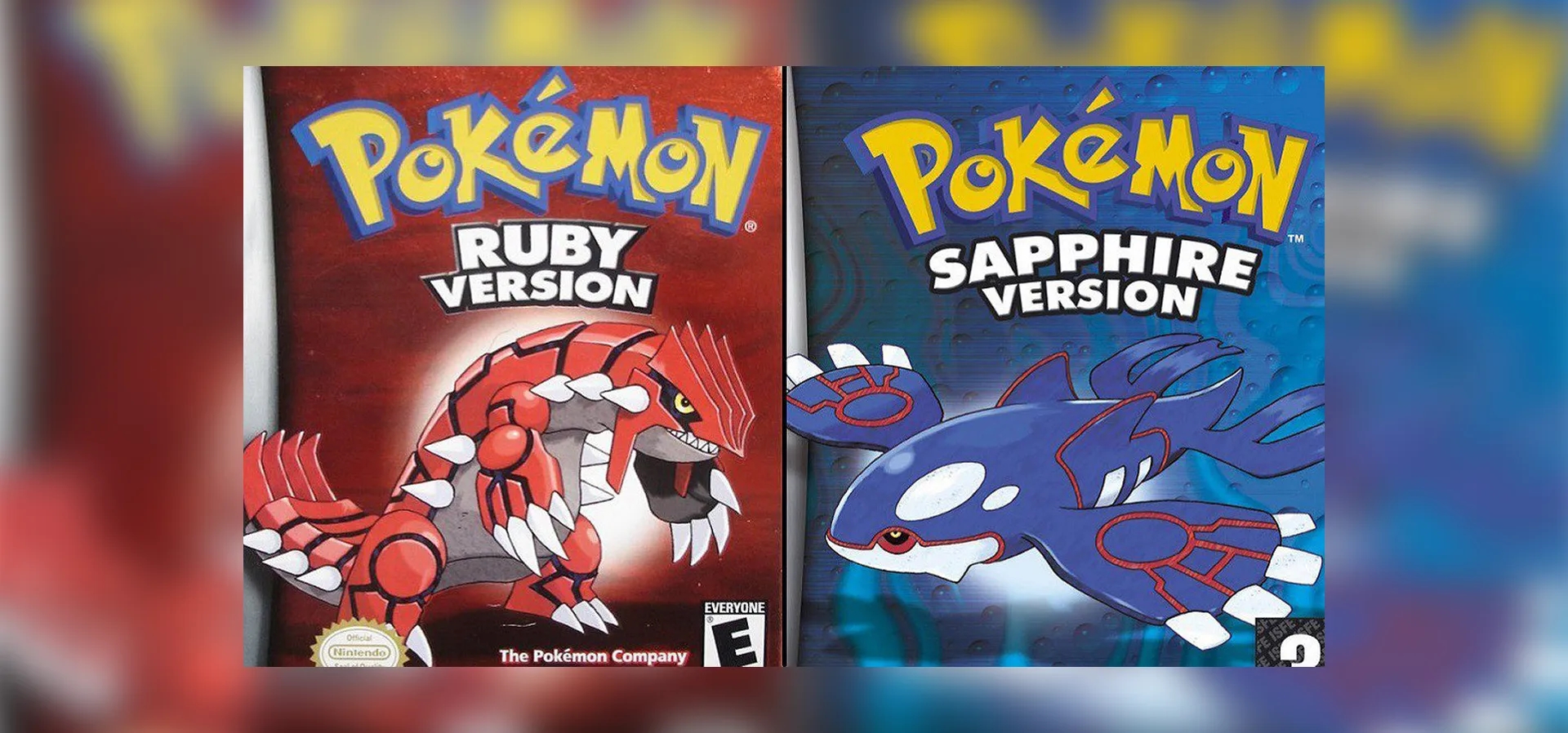 Imagem de fundo do produto Pokémon Ruby e Sapphire - Game Boy Advance