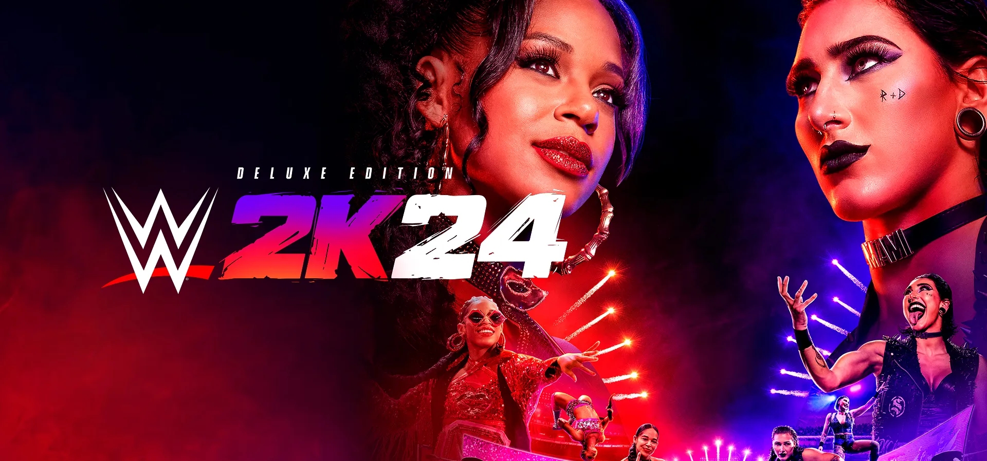 Imagem de fundo do produto WWE 2K24 Edição Deluxe - Xbox One e Series X|S