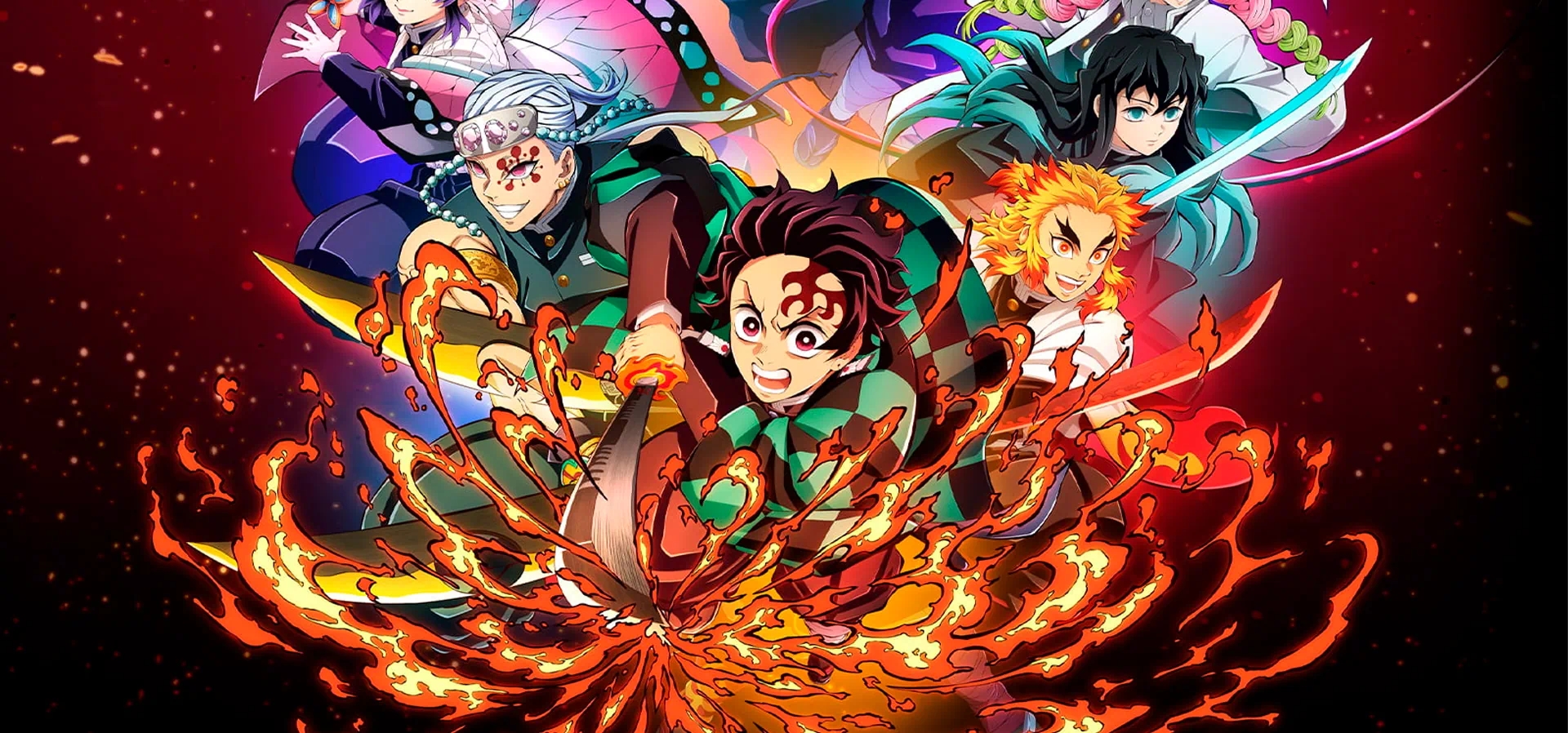 Imagem de fundo do produto Demon Slayer -Kimetsu no Yaiba- The Hinokami Chronicles 2 Deluxe Edition - PS4