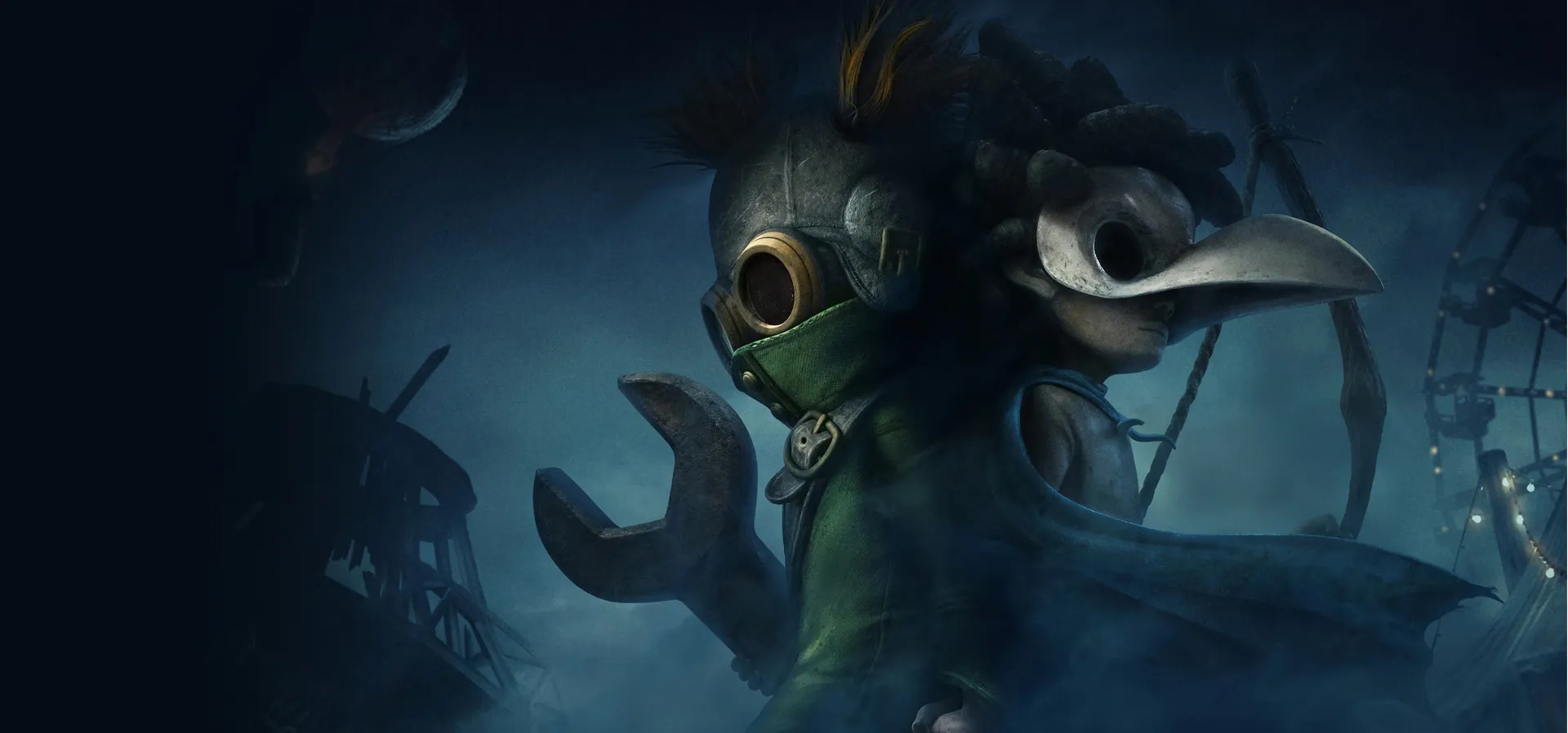 Imagem de fundo do produto Little Nightmares III Edição Deluxe - PS4