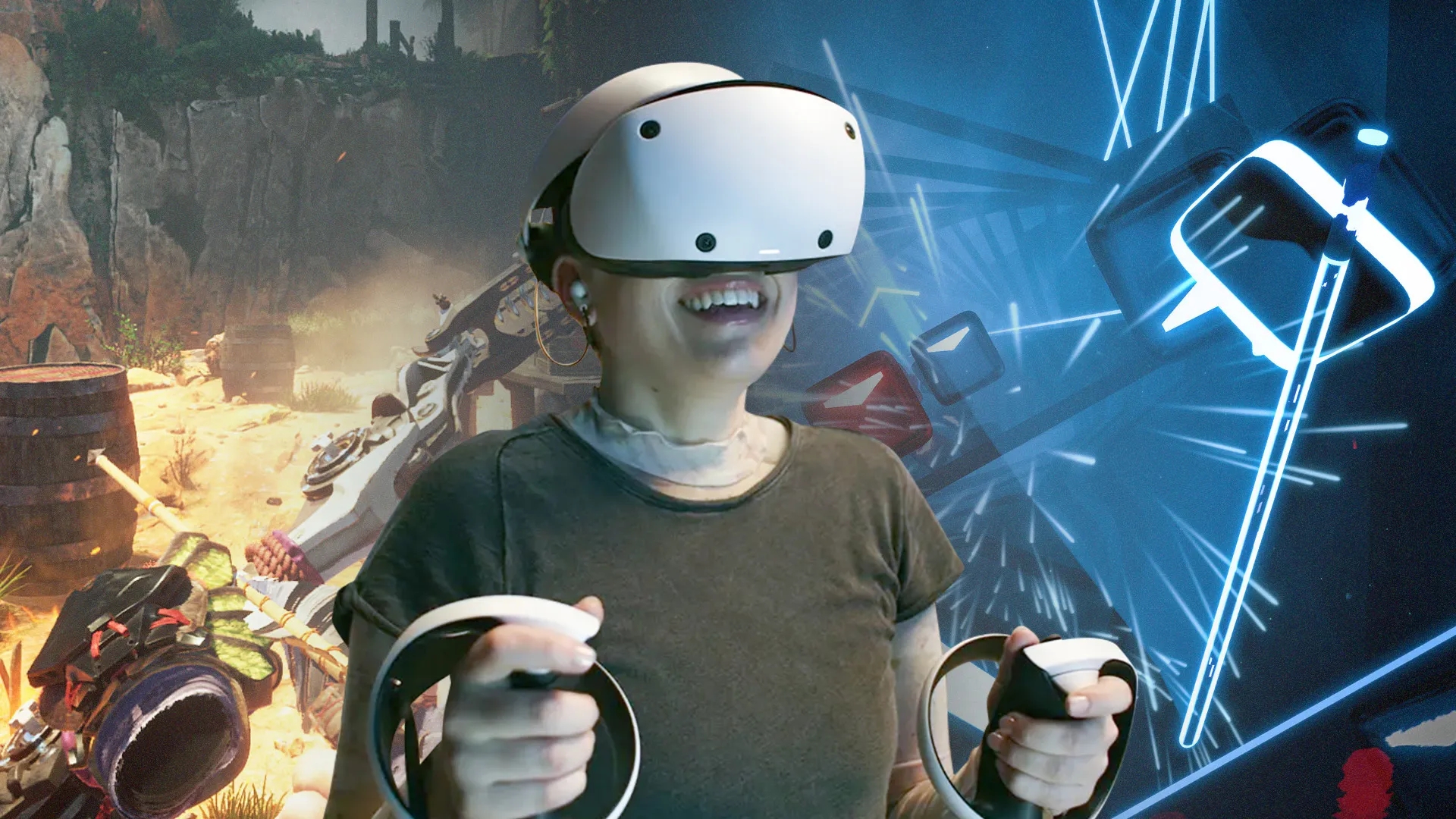 Imagem de fundo do produto PlayStation VR 2:  Conheça 10 jogos bem avaliados!