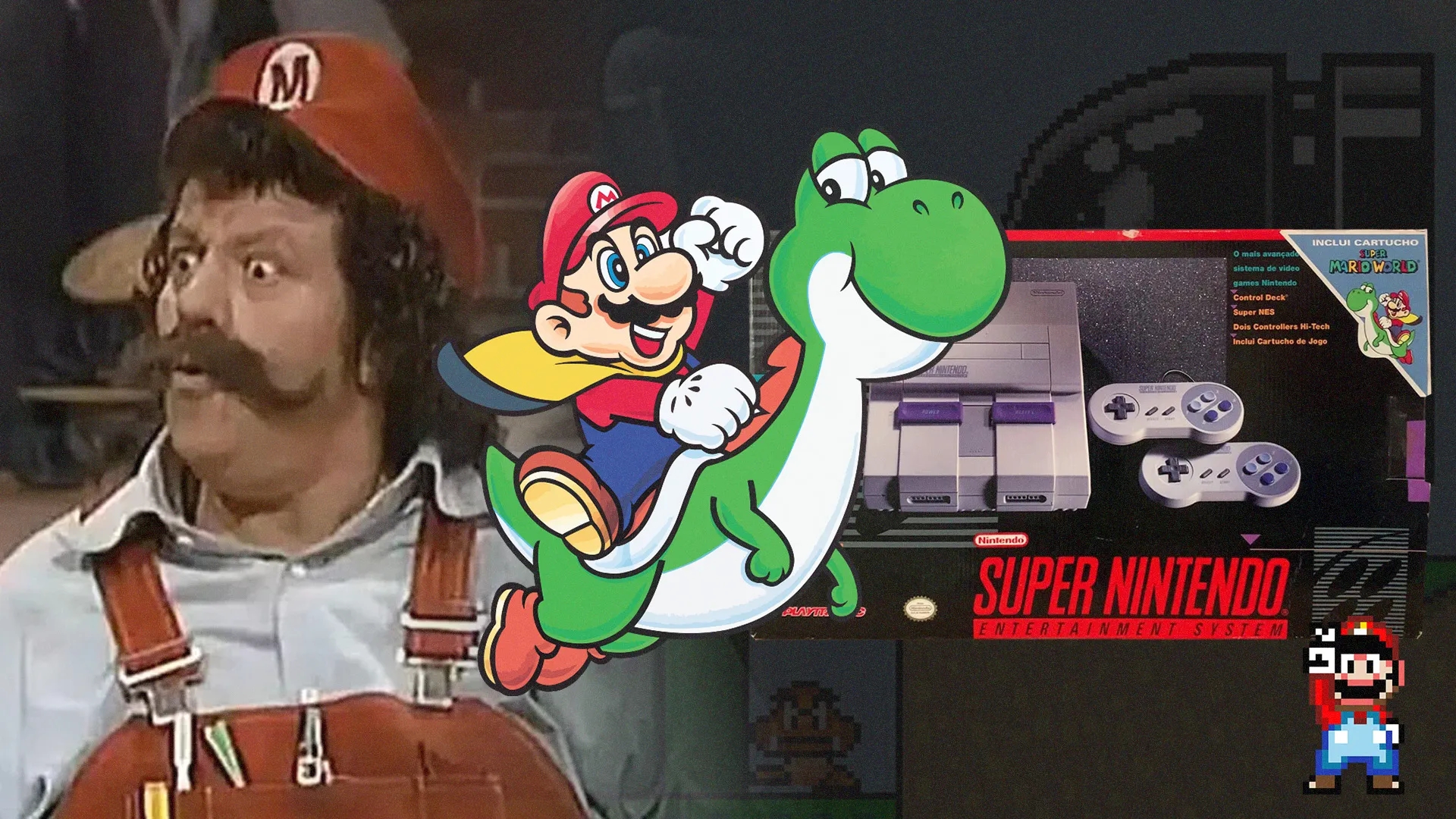 Imagem de fundo do produto Super Mario Bros.: Curiosidades dos primeiros anos no Brasil