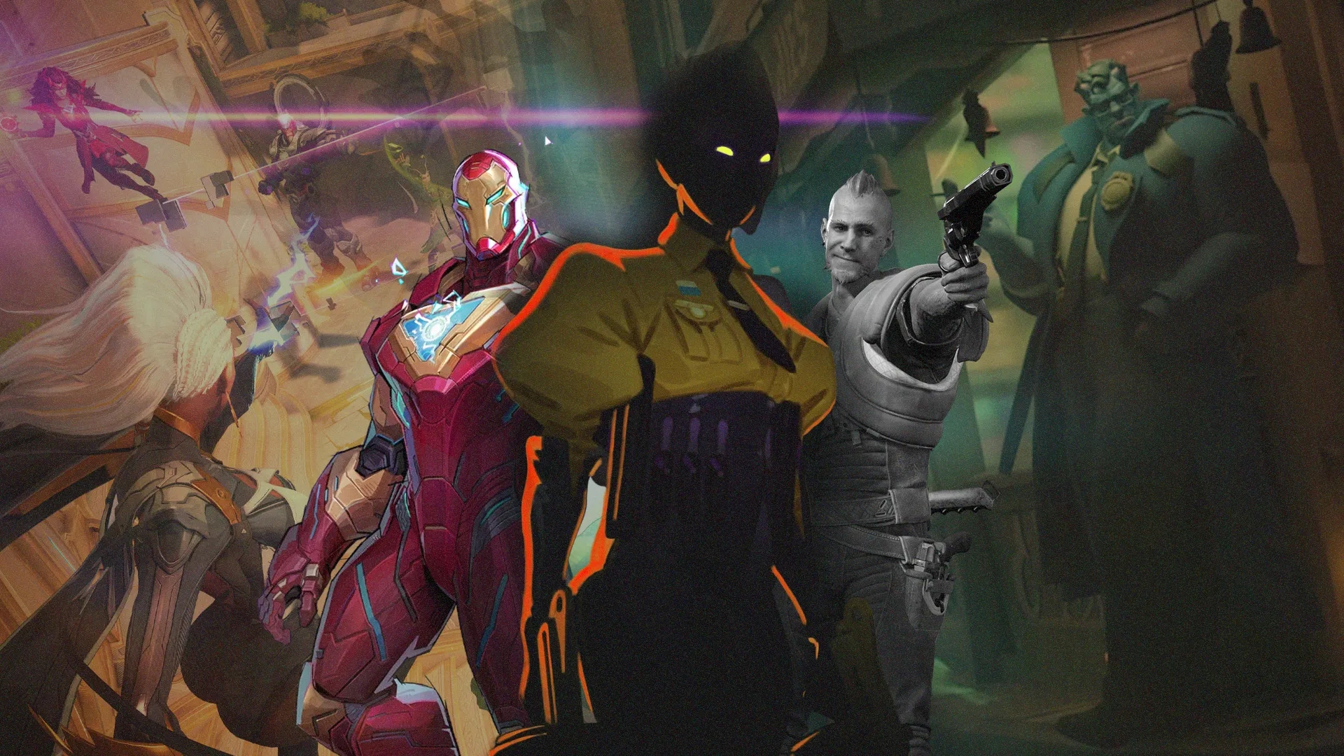 Imagem de fundo do produto Hero Shooters: Conheça Deadlock, Concord e Marvel Rivals!