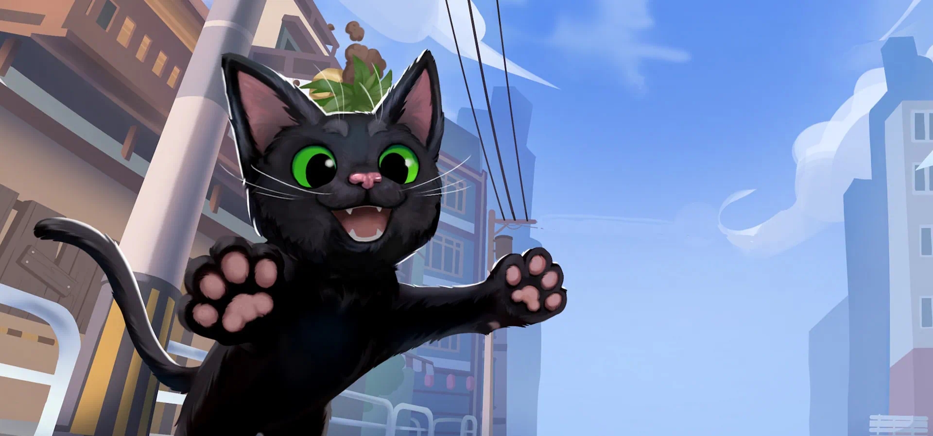 Imagem de fundo do produto Little Kitty, Big City - PS4