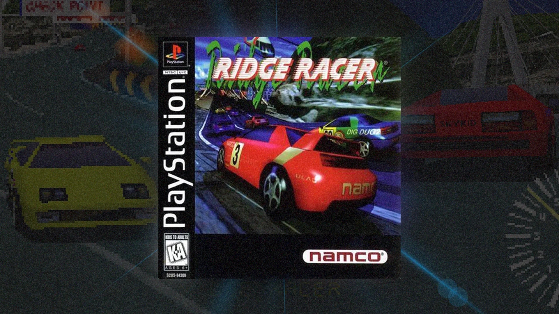 Imagem de fundo do produto Conheça o primeiro jogo de PlayStation 1!