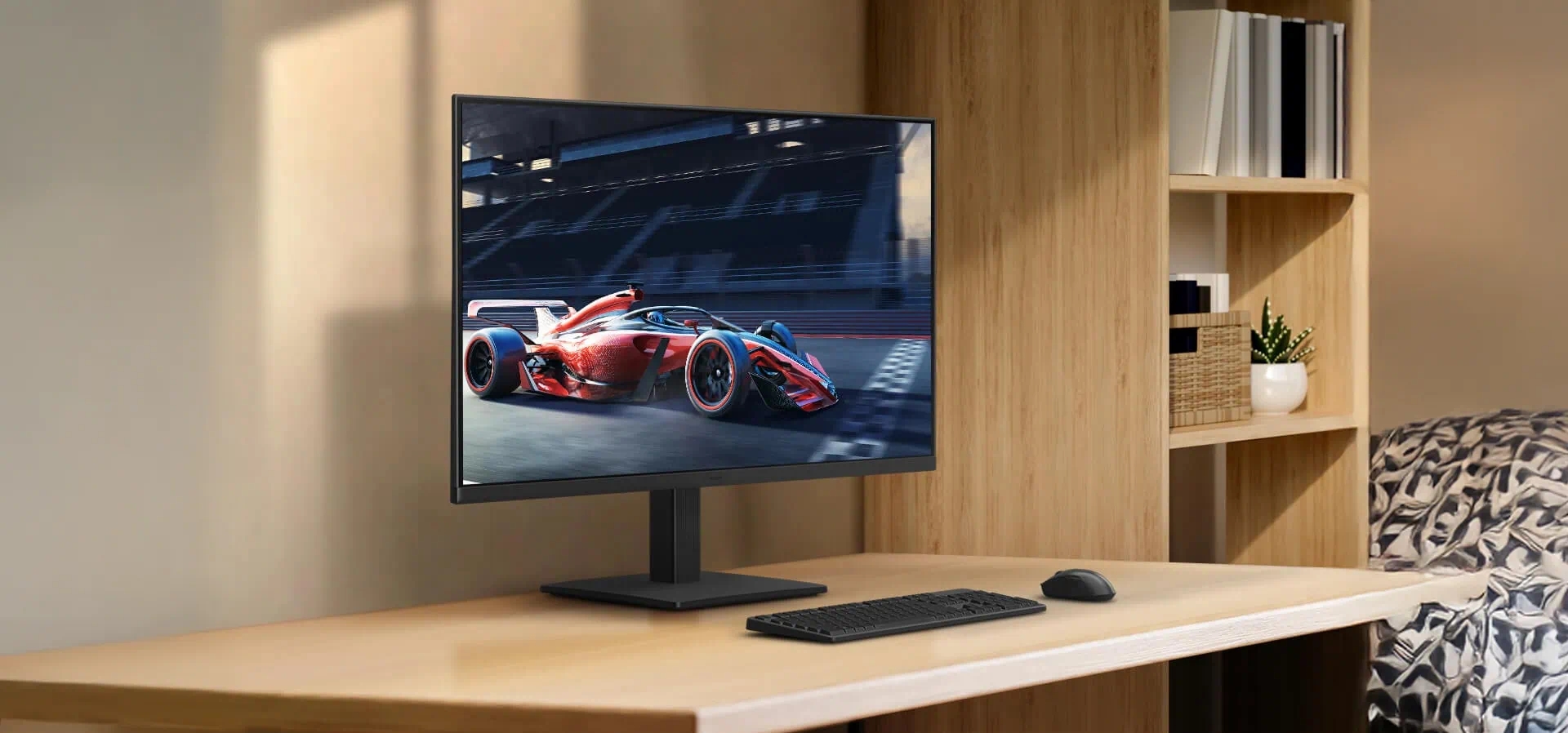 Imagem de fundo do produto Monitor Essential S3 22" FHD 100 Hz Samsung LS22D300GALMZD