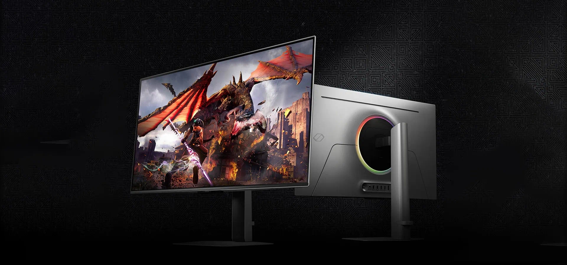 Imagem de fundo do produto Monitor Gamer Odyssey OLED G8 32" Samsung LS32DG800SLXZD