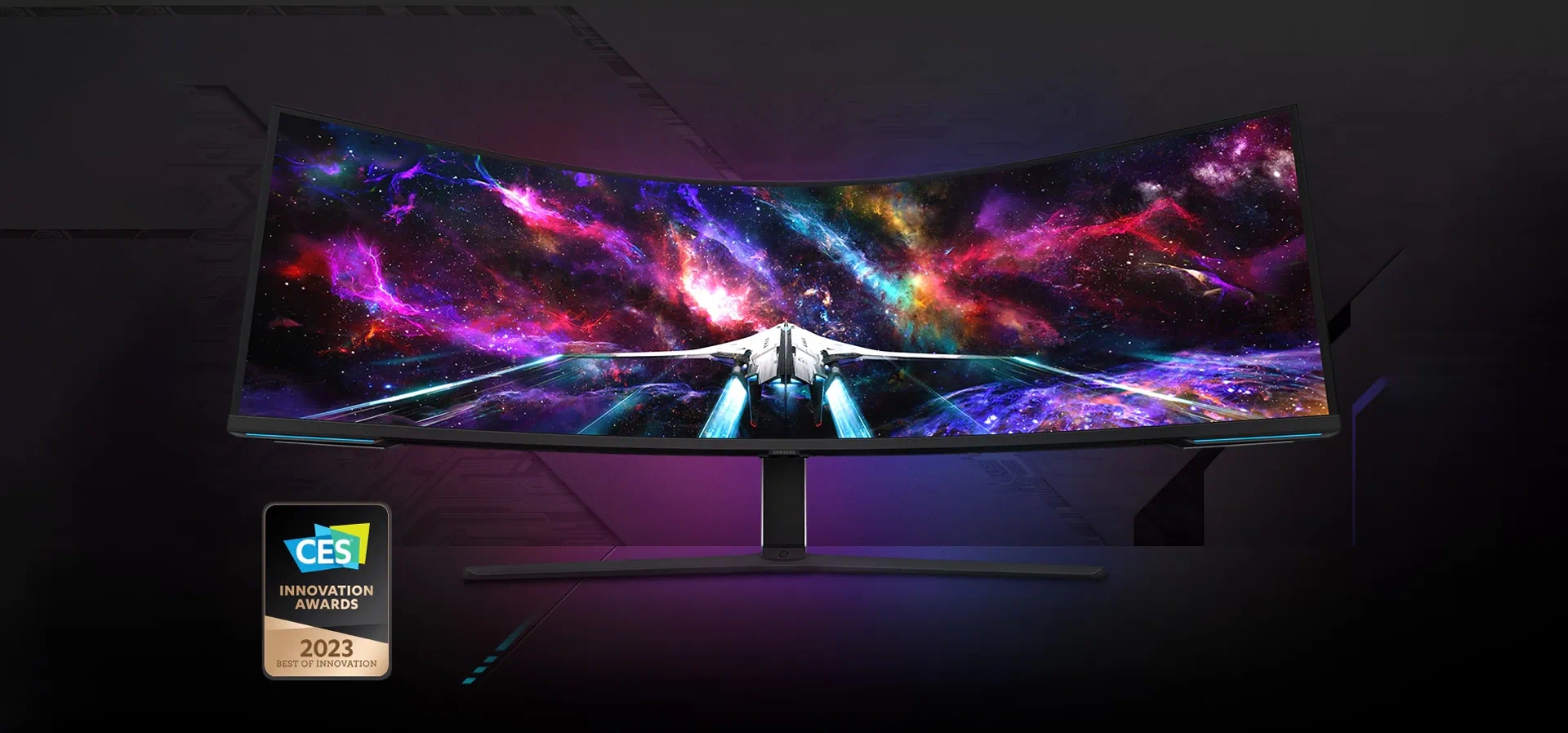 Imagem de fundo do produto Monitor Gamer Odyssey Neo G9 57" Samsung LS57CG950NLXZD