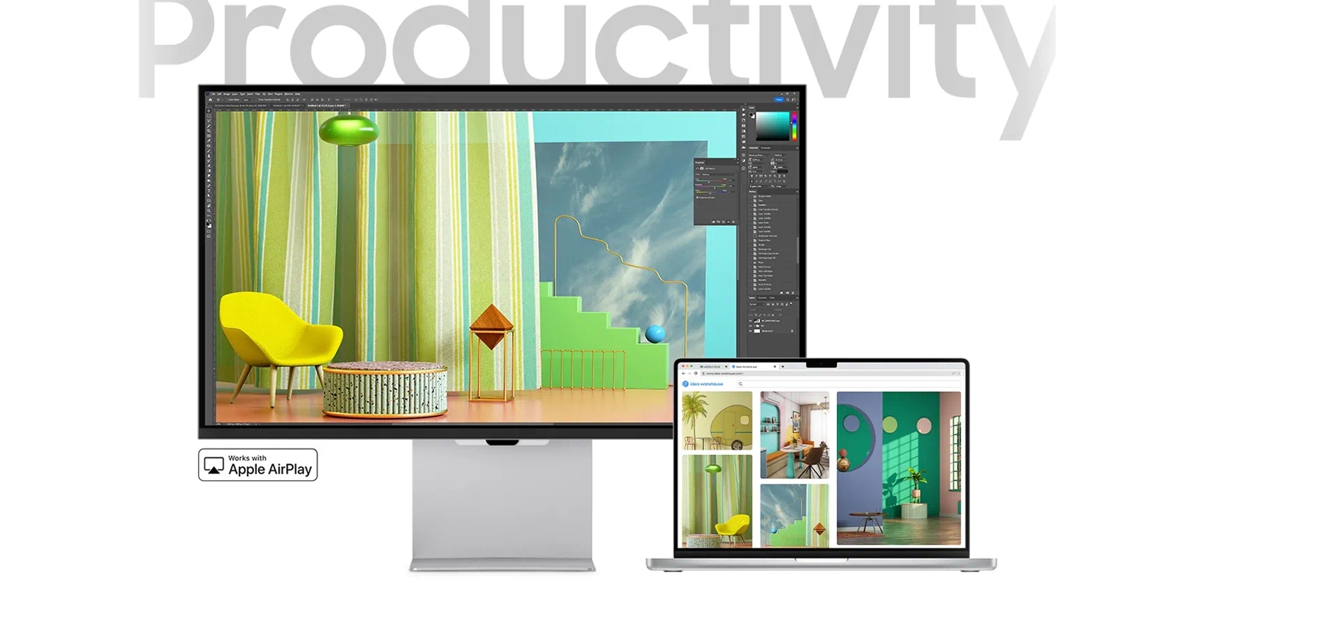 Imagem de fundo do produto Monitor ViewFinity S9 27" Samsung LS27C900PALXZD