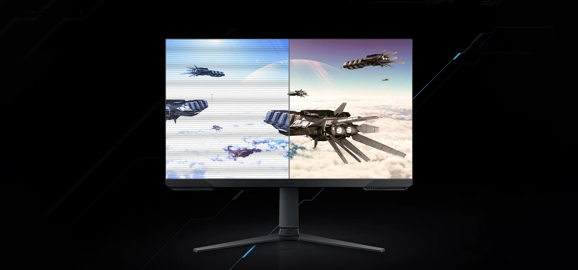 Imagem de fundo do produto Monitor Gamer Odyssey G32 24" Samsung LS24AG320NLXZD