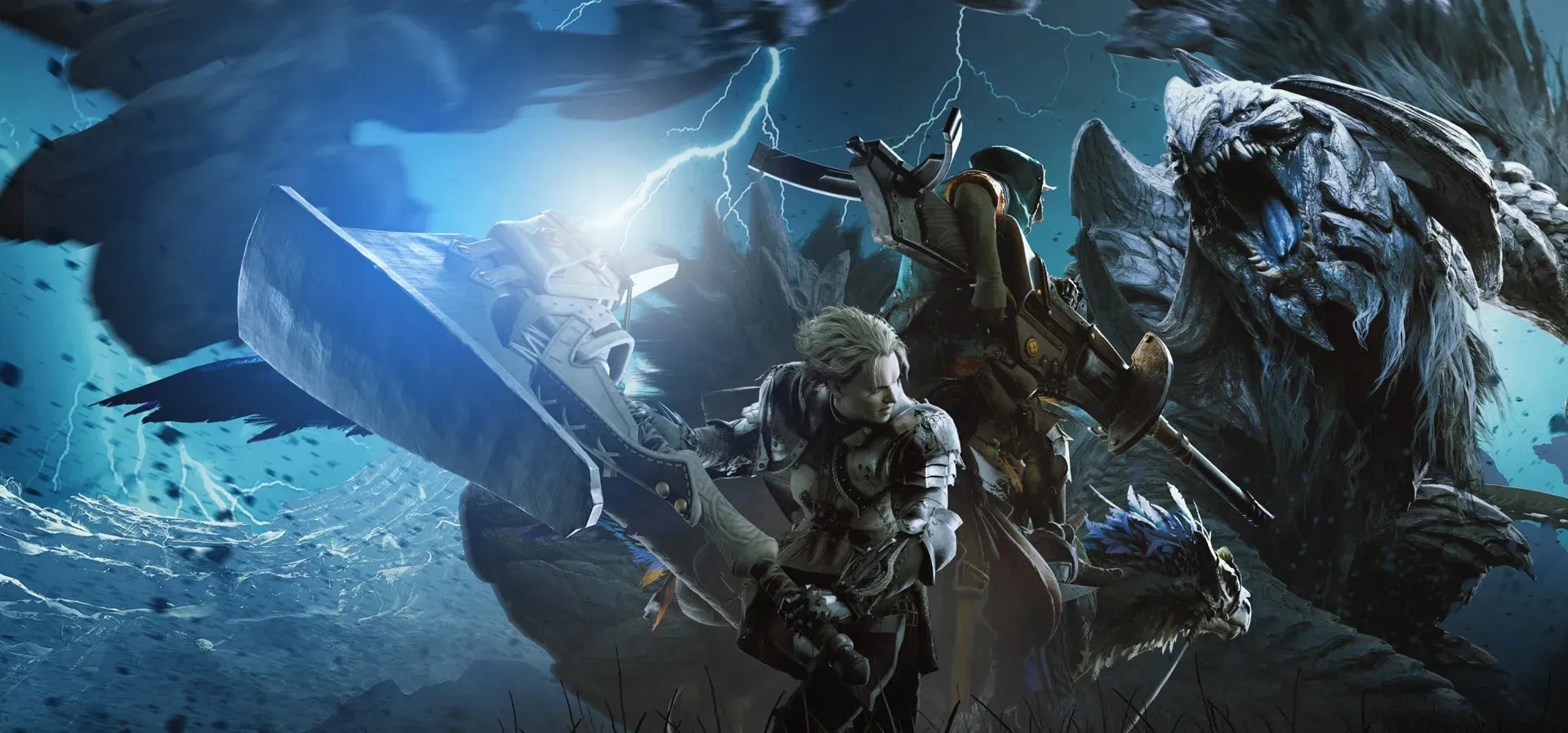 Imagem de fundo do produto Monster Hunter Wilds Steelbook Edition PS5 - Físico