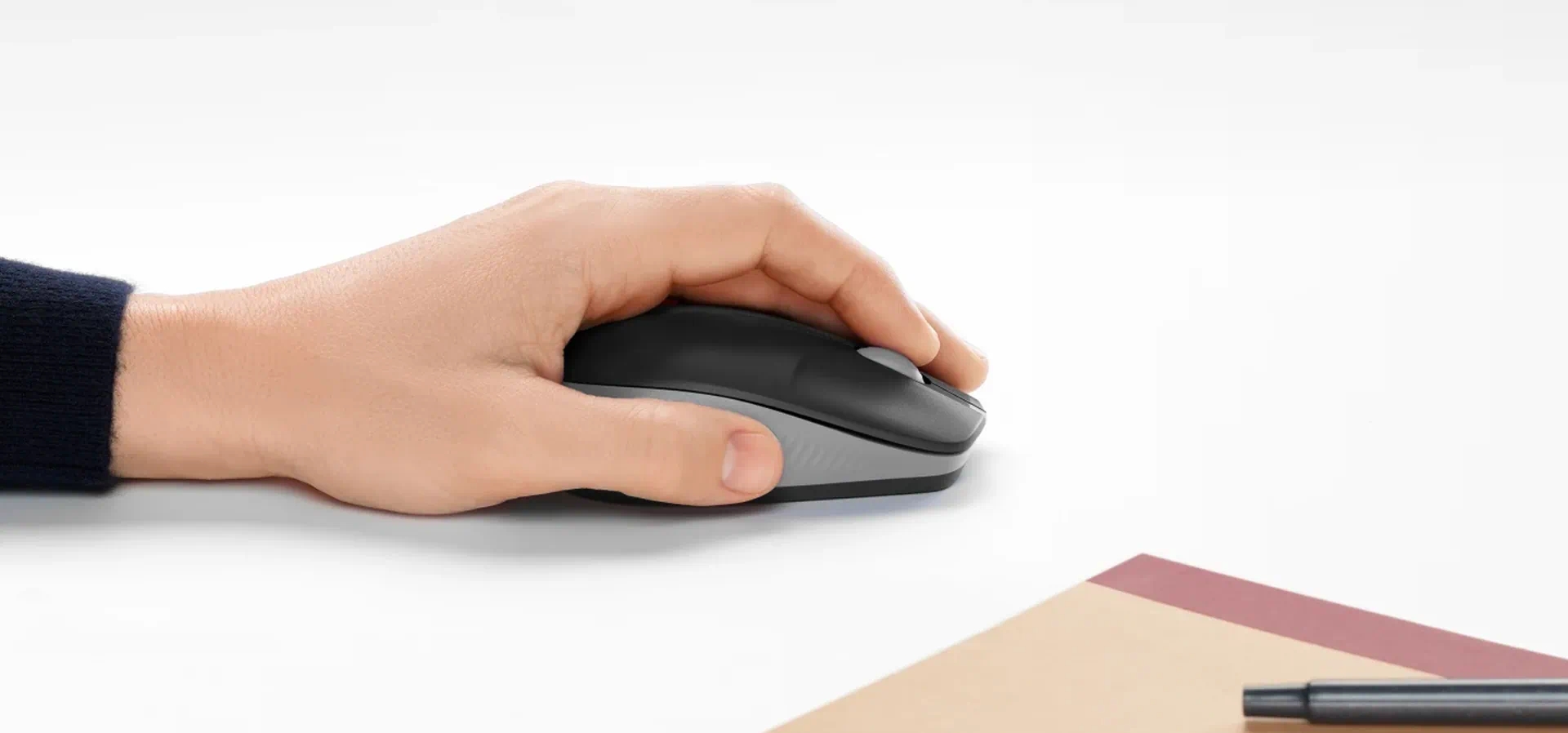 Imagem de fundo do produto Mouse sem Fio Logitech M190 Cinza