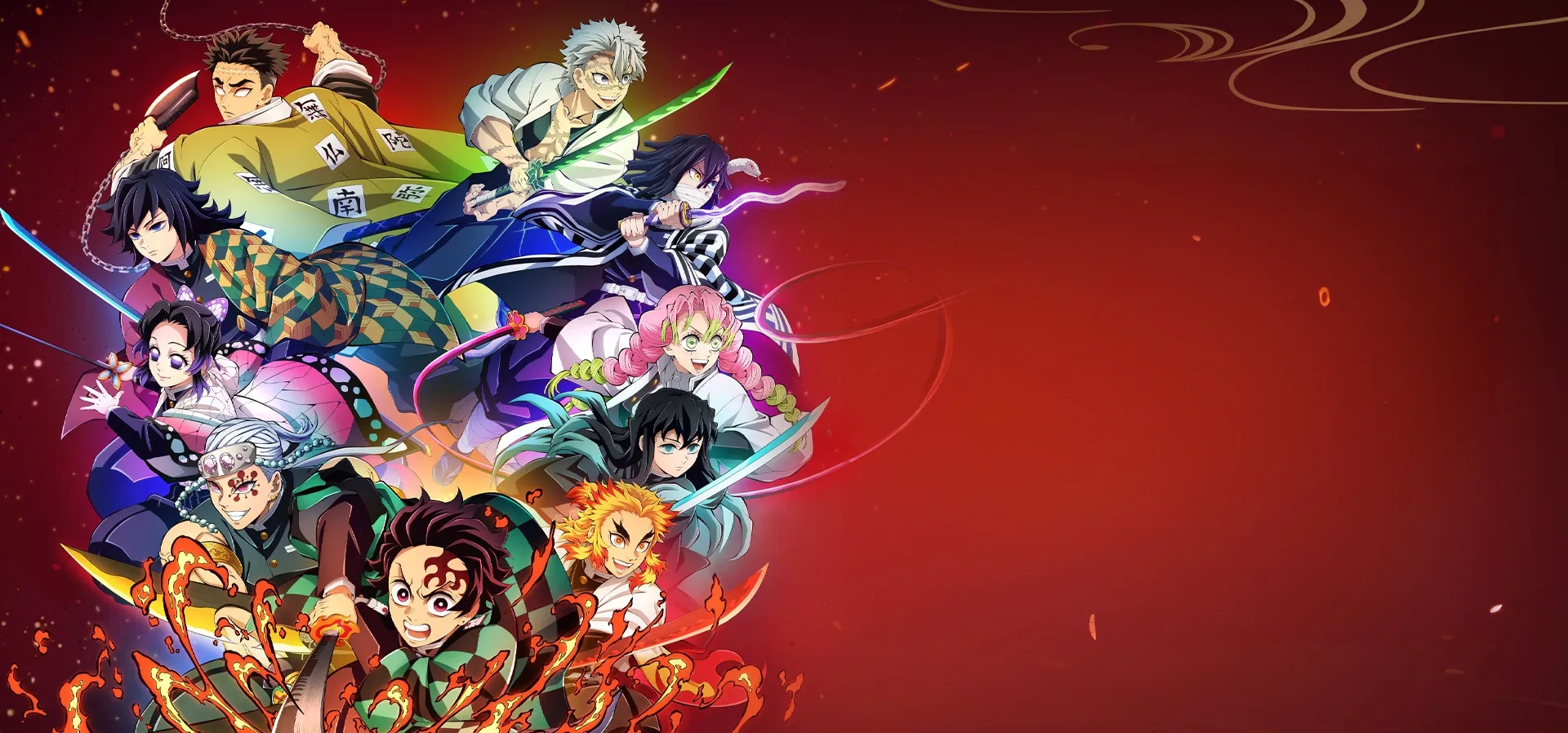 Imagem de fundo do produto Demon Slayer -Kimetsu no Yaiba- The Hinokami Chronicles 2 Deluxe Edition - Switch