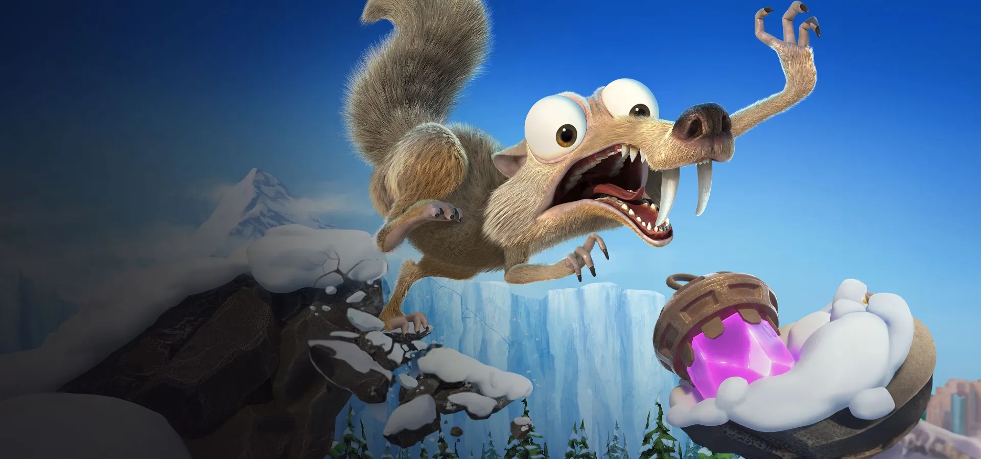 Imagem de fundo do produto Ice Age Scrat's Nutty Adventure! Switch - Físico