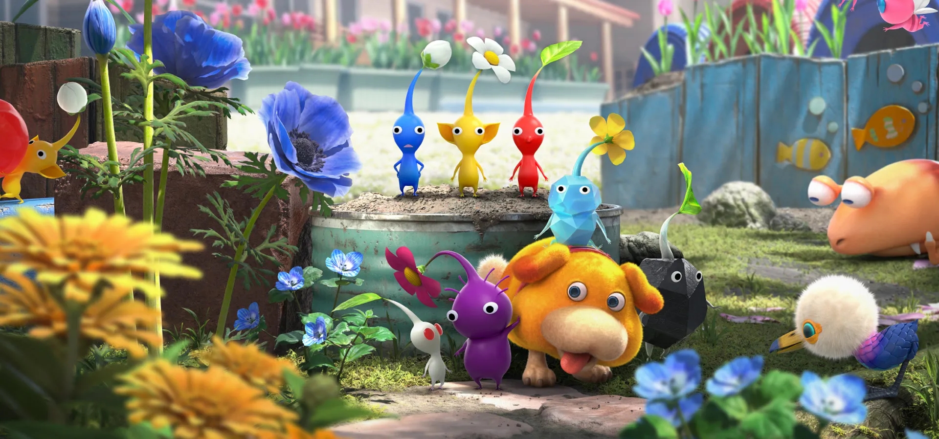 Imagem de fundo do produto Pikmin™ 4 Switch - Físico