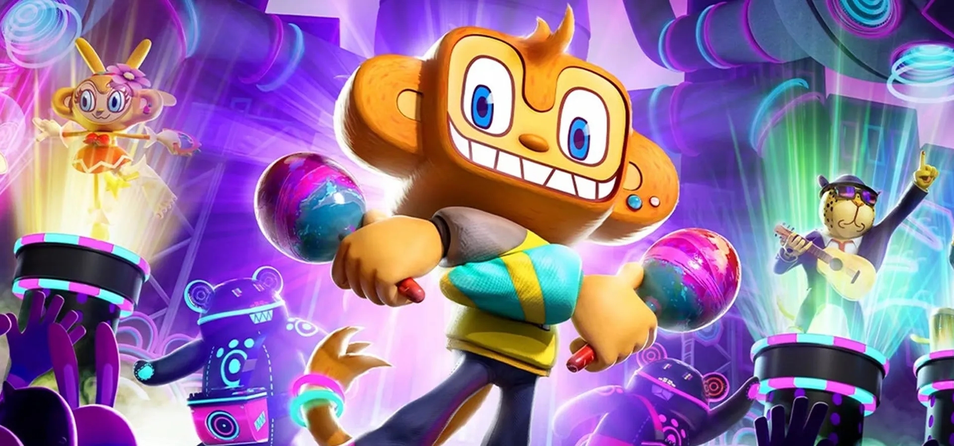 Imagem de fundo do produto Samba De Amigo: Party Central Switch - Físico