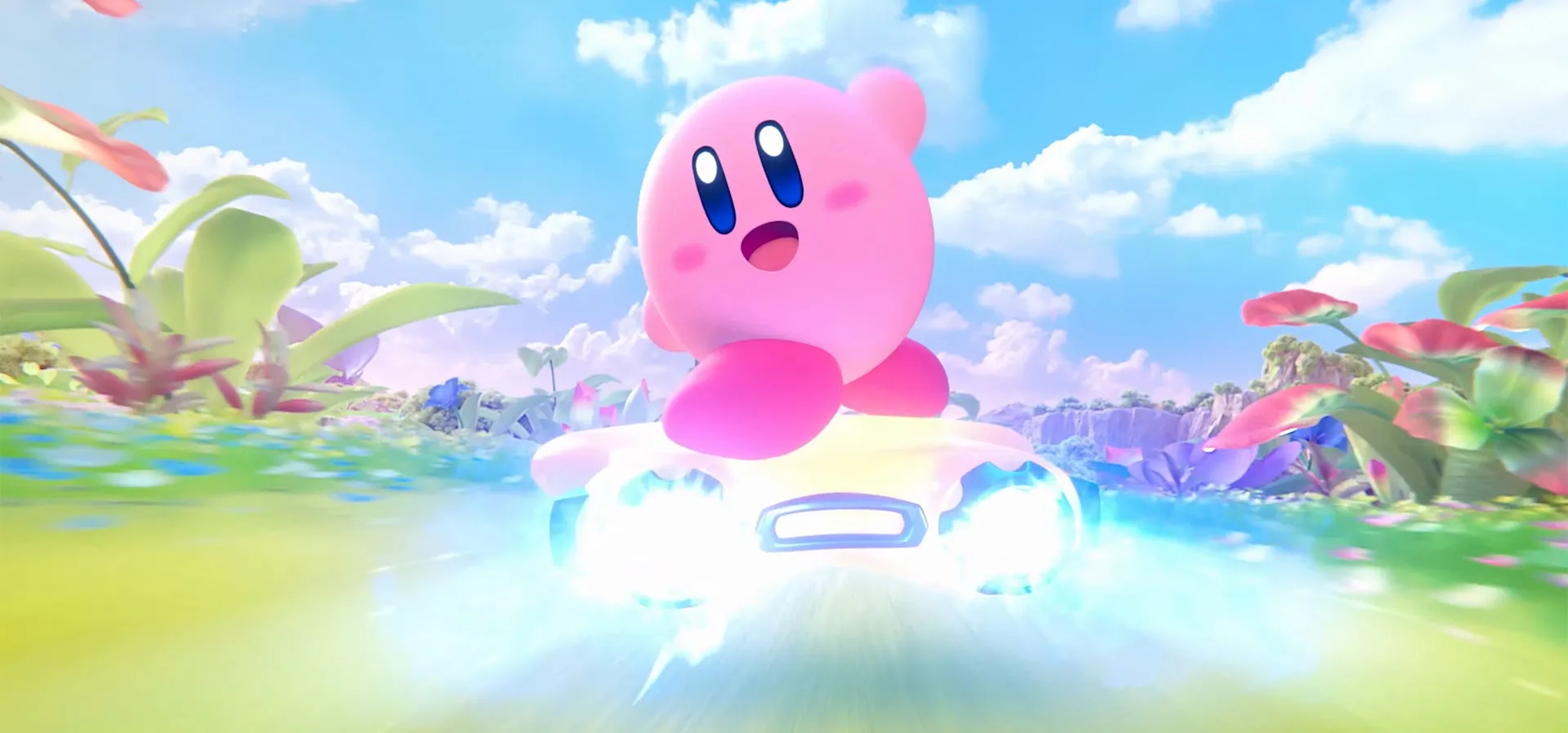 Imagem de fundo do produto Kirby™ Air Riders - Switch 2