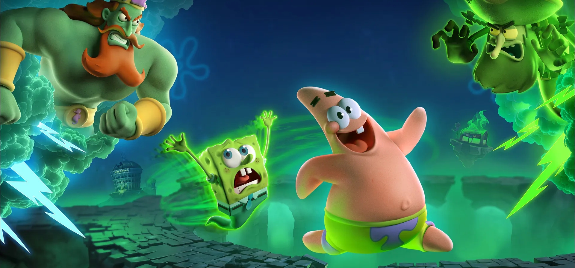 Imagem de fundo do produto Bob Esponja: Titãs da Maré - Xbox Series X|S