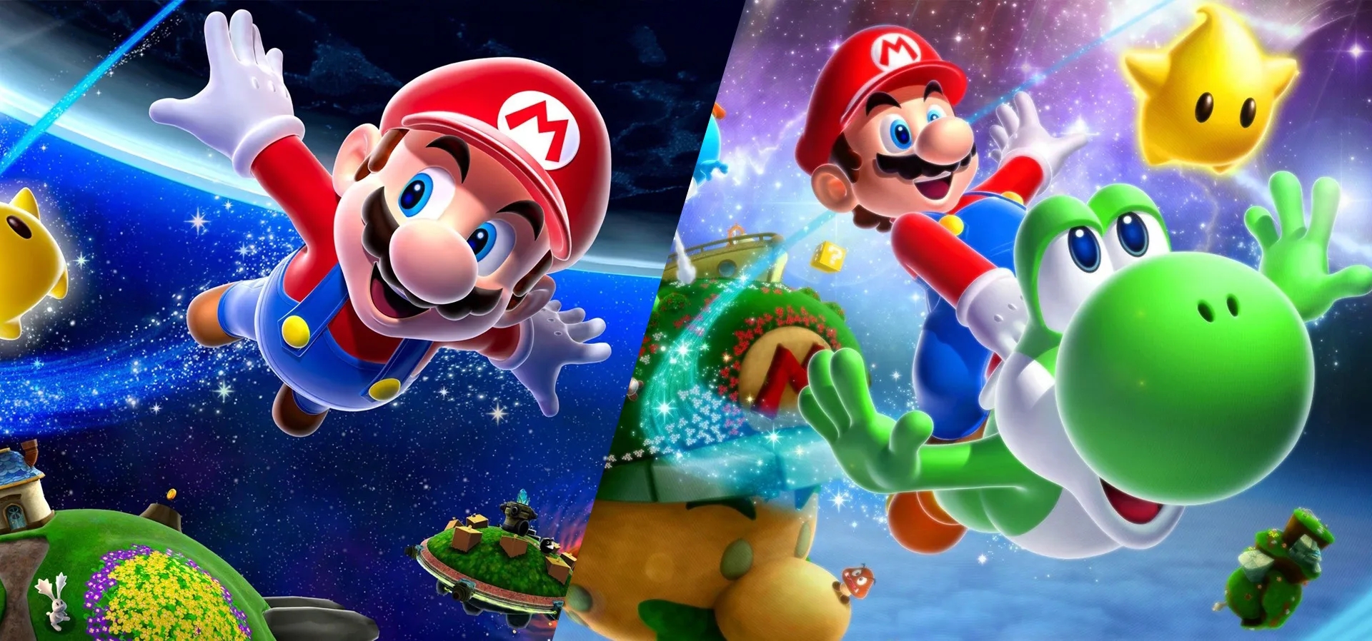 Imagem de fundo do produto Super Mario Galaxy™ + Super Mario Galaxy™ 2 - Switch