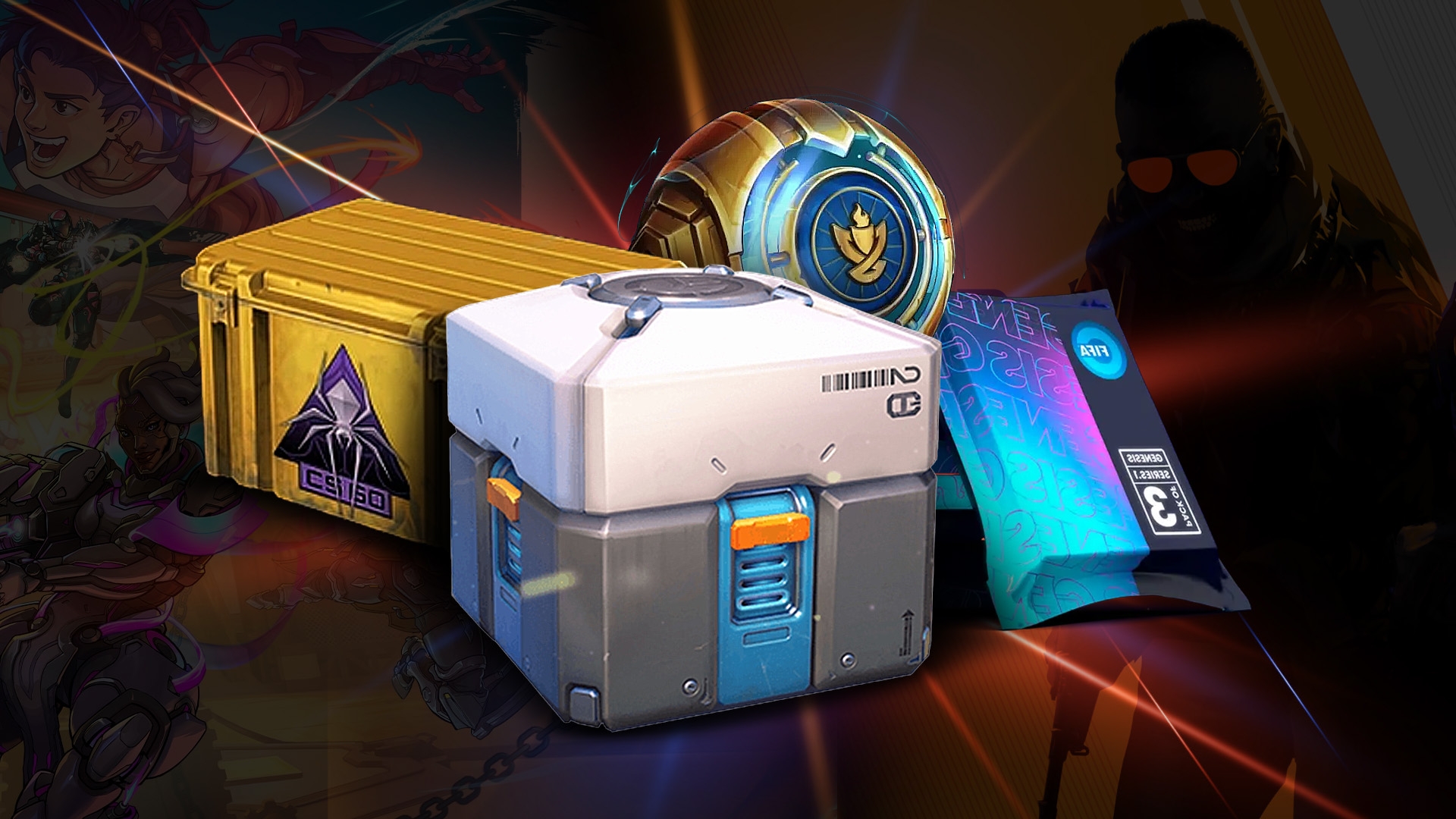 Imagem de fundo do produto Loot boxes serão proibidas para menores de 18 anos