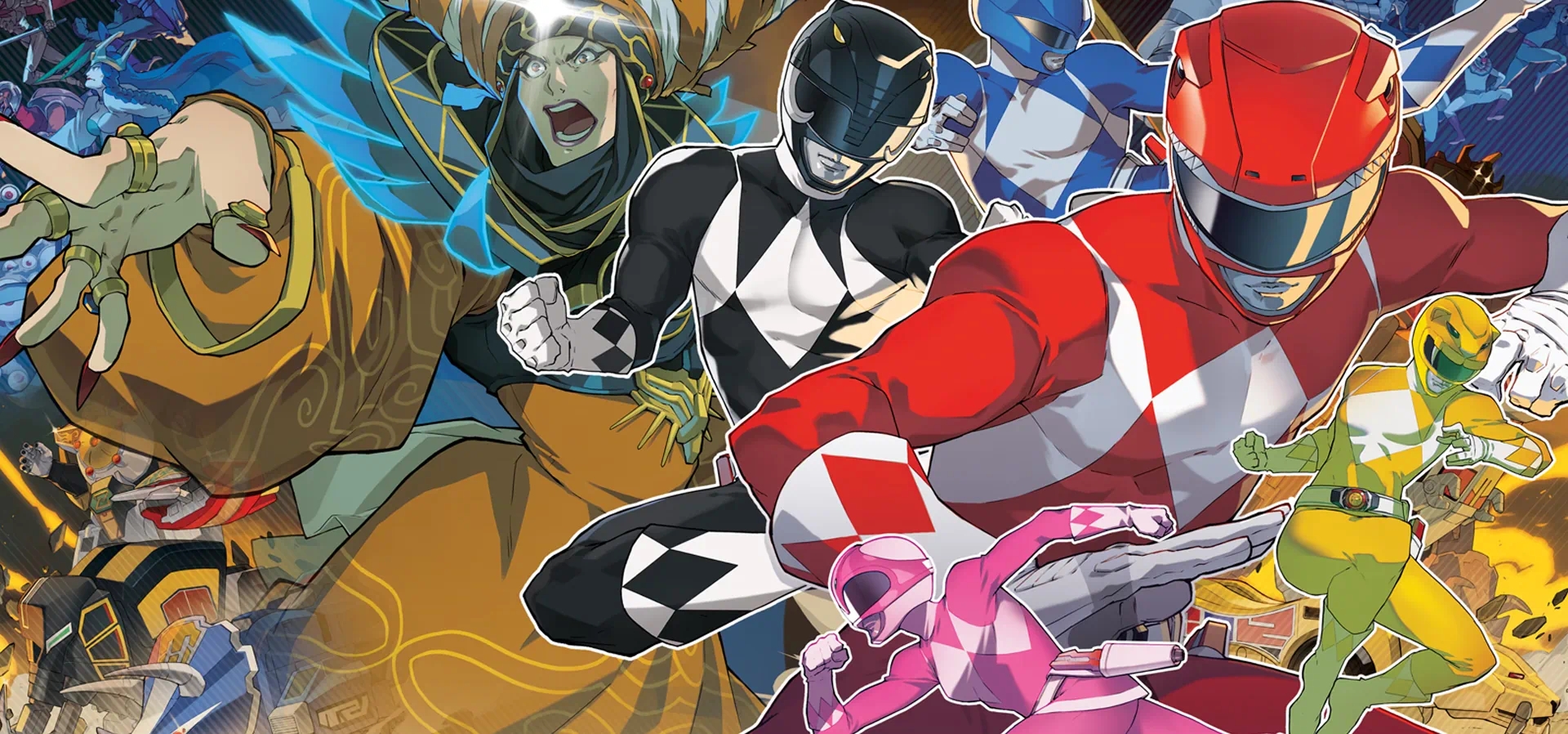 Imagem de fundo do produto Mighty Morphin Power Rangers Ritas Rewind Switch - Físico
