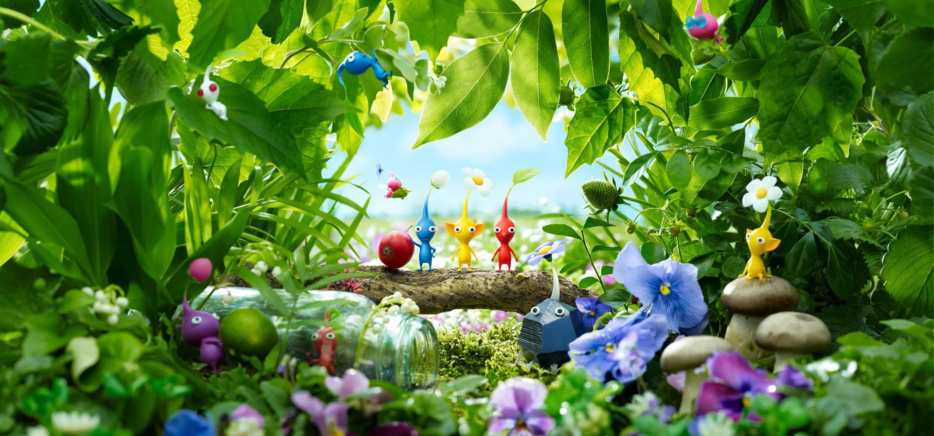 Imagem de fundo do produto Pikmin 3 Deluxe Edition Nintendo Switch - Físico