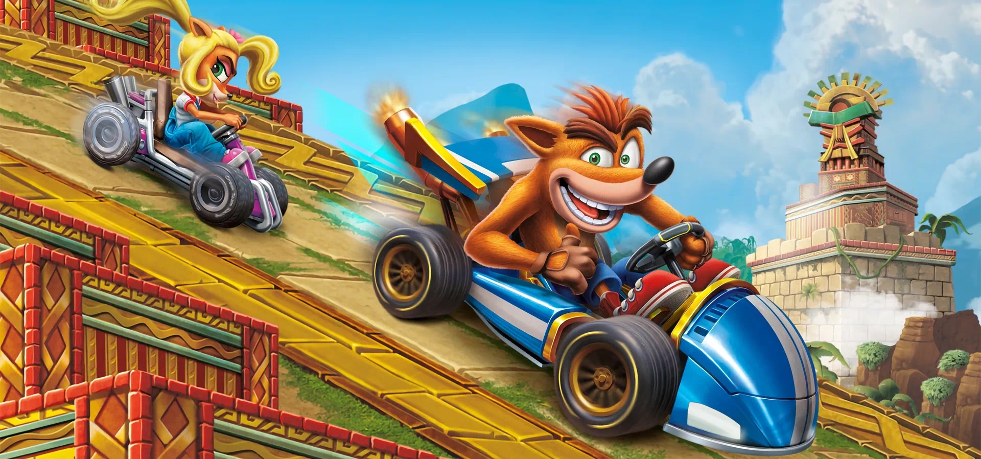 Imagem de fundo do produto Crash Team Racing Nitro Fueled Switch - Físico