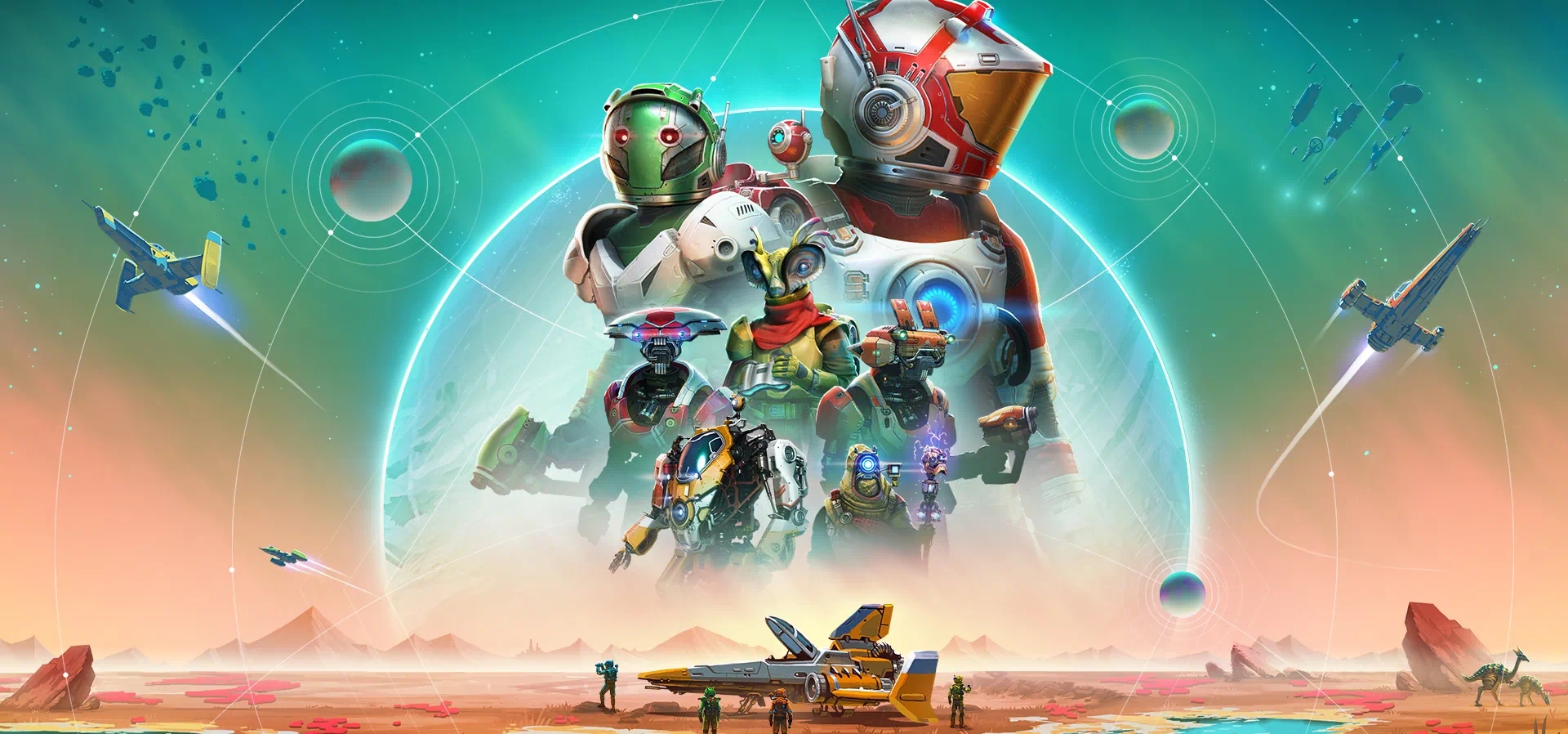Imagem de fundo do produto No Man's Sky – Switch 2