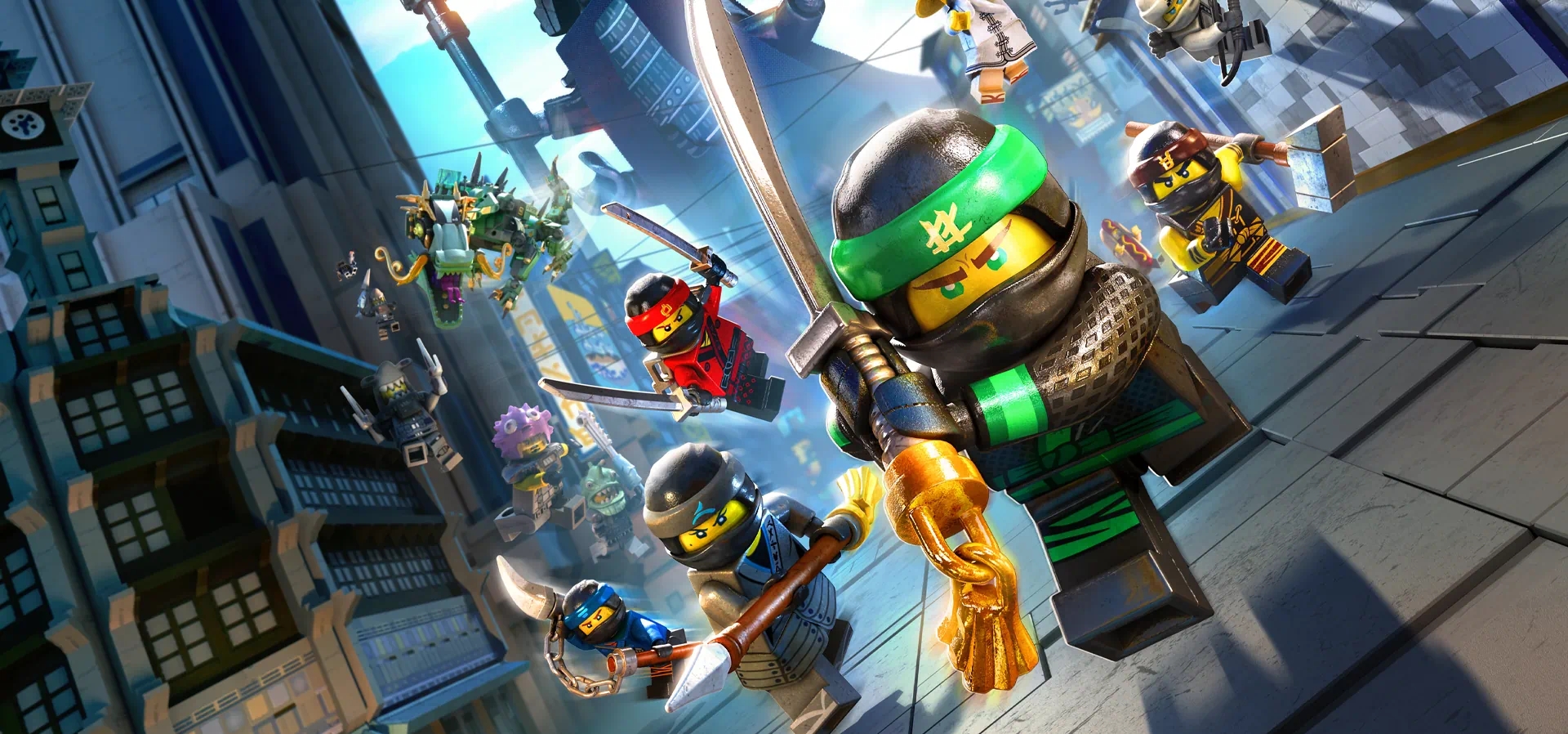 Imagem de fundo do produto LEGO® NINJAGO® O Filme: Video Game - Switch